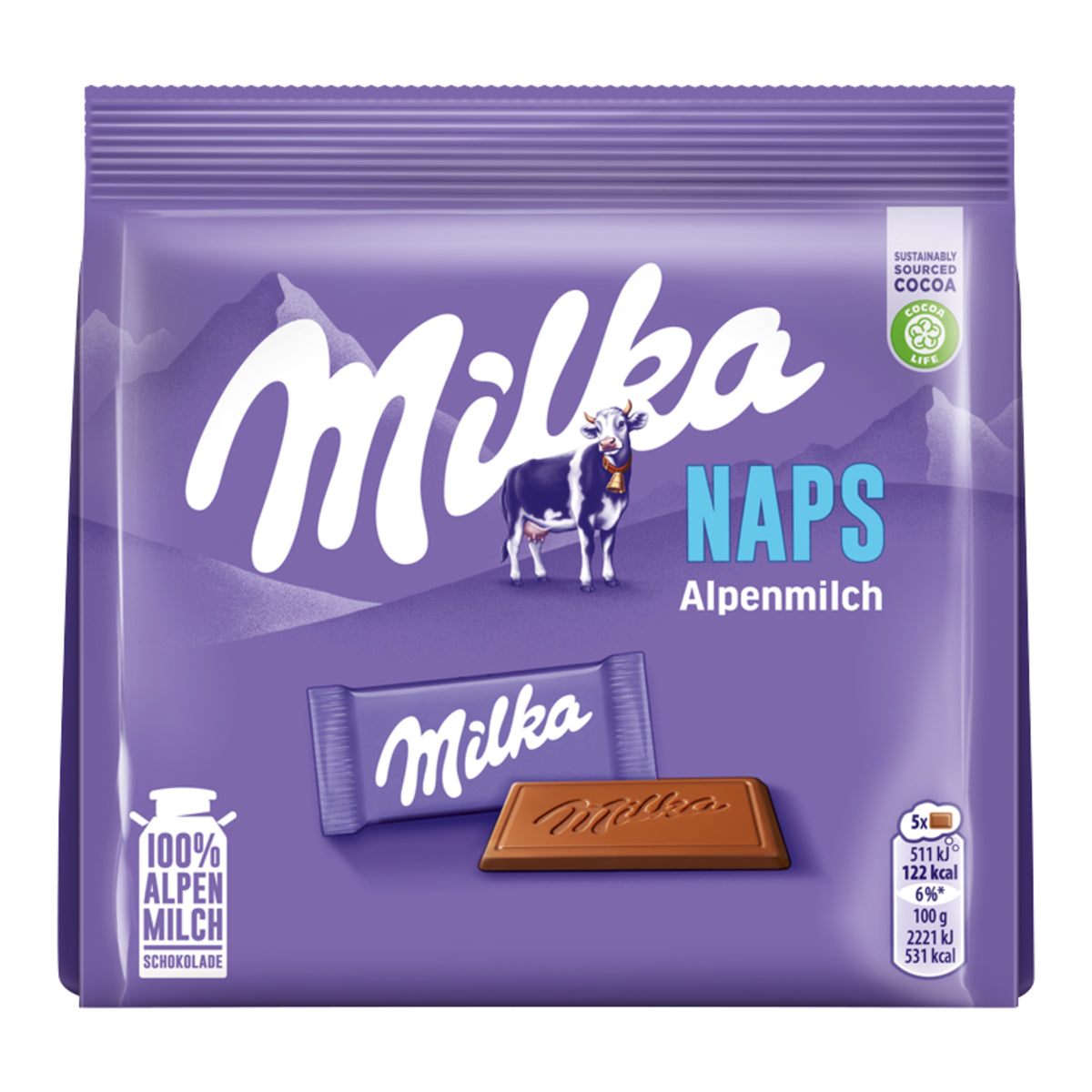 Milka Schokolade Naps