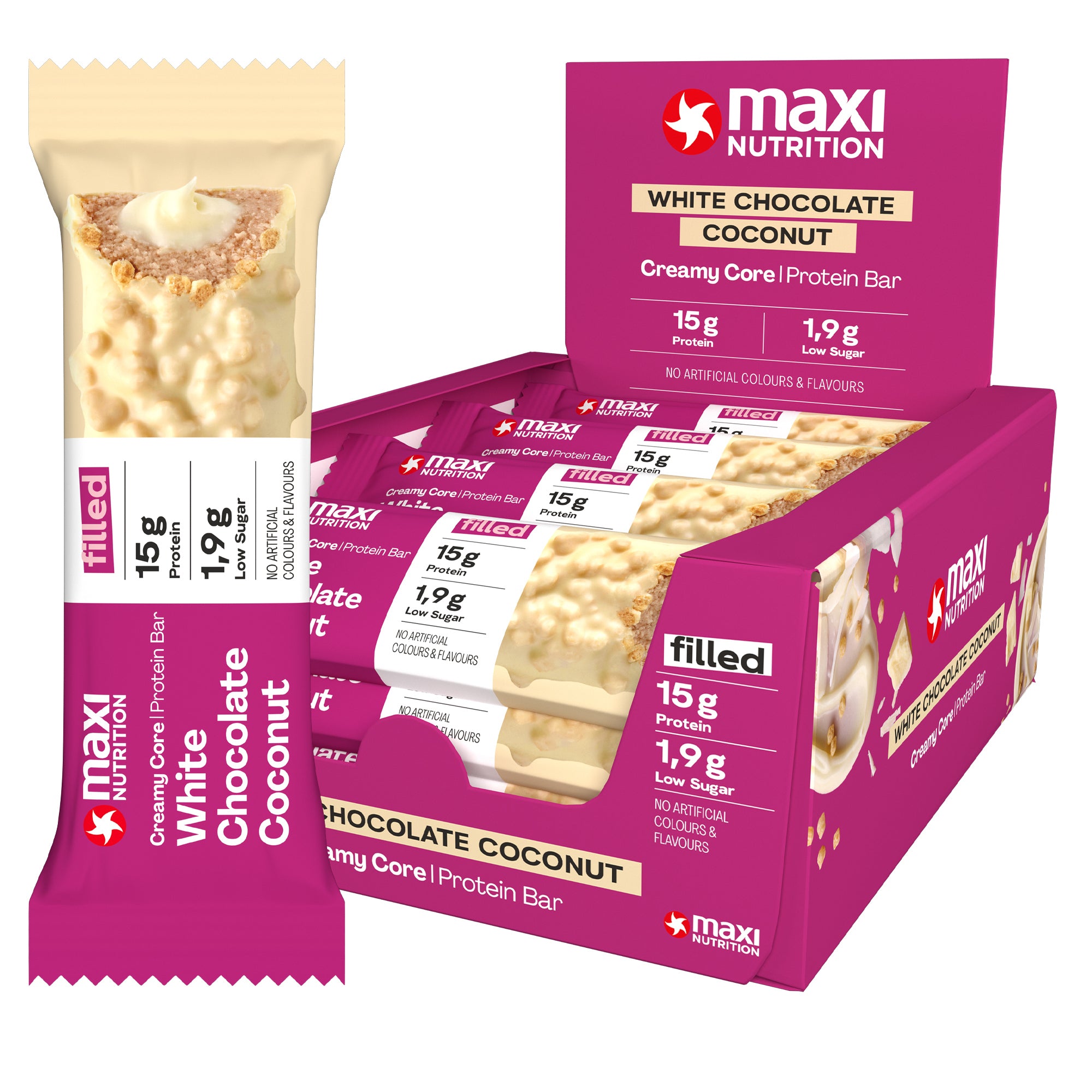 MaxiNutrition Proteinriegel Creamy Core