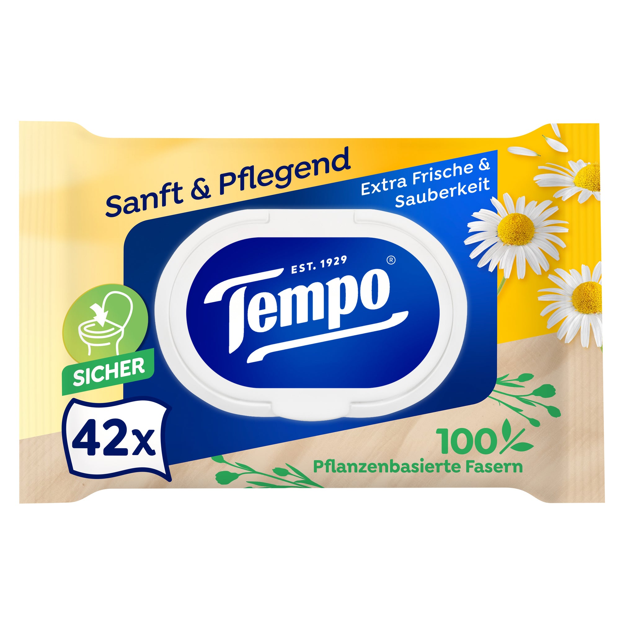 Tempo Feuchtes Toilettenpapier Sanft & Pflegend