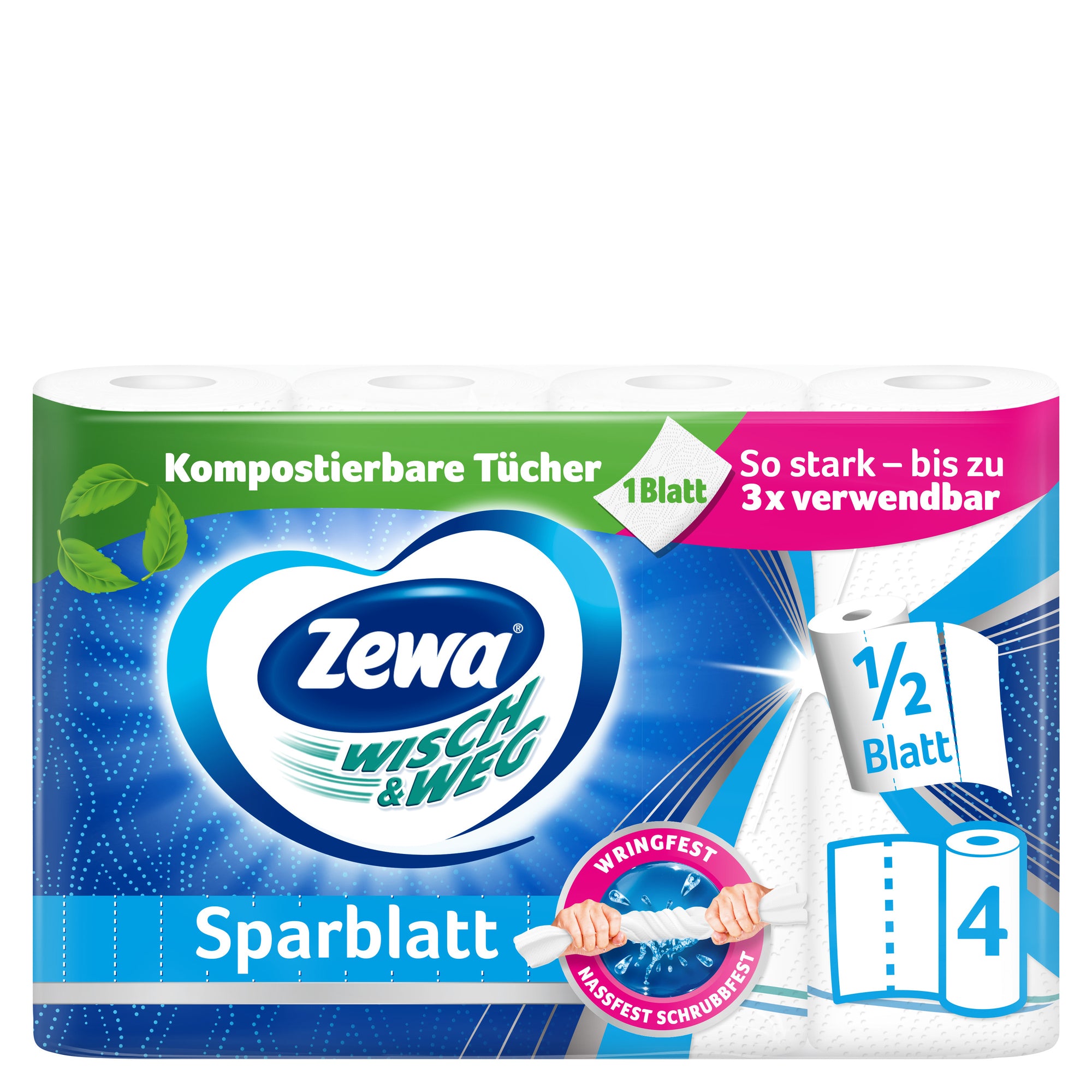 Zewa Küchenrolle Wisch & Weg Sparblatt