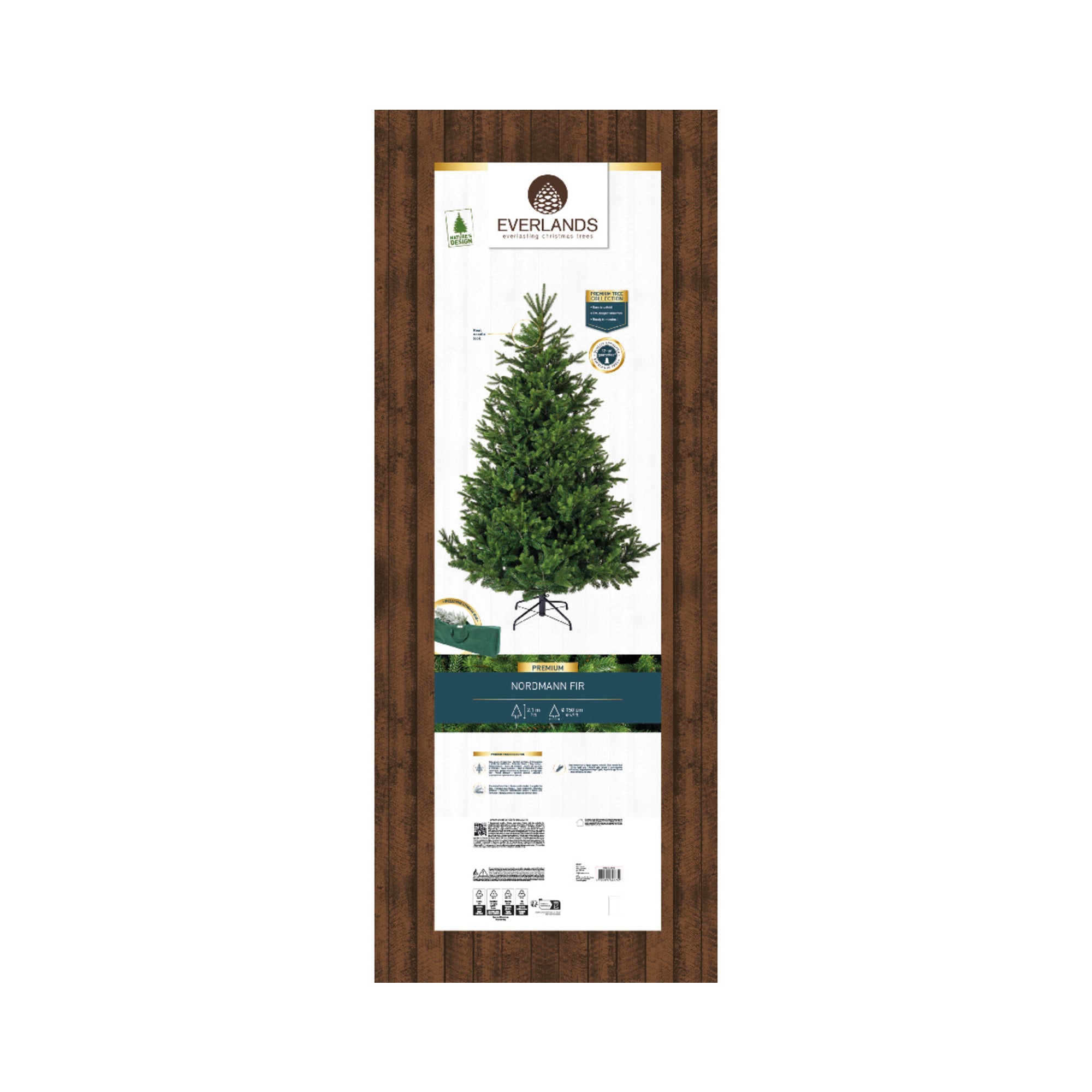 Everlands Weihnachtsbaum Nordmann Tanne