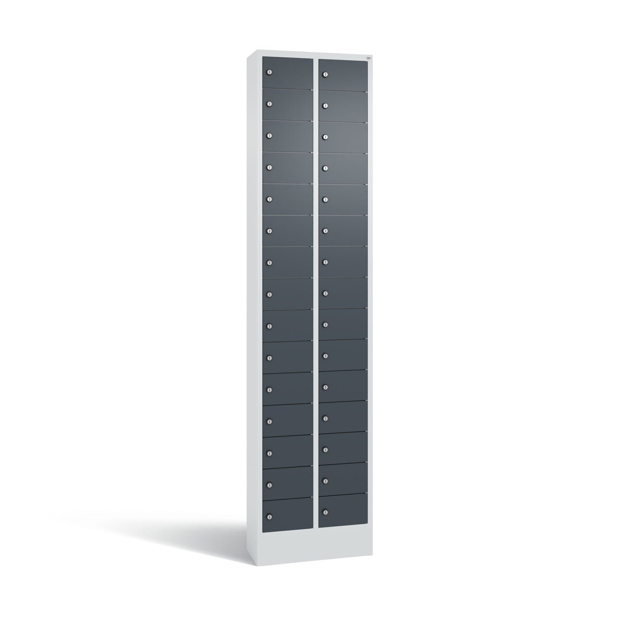 C+P Fachschrank 30Fächer 195x46x20cm lgr/an