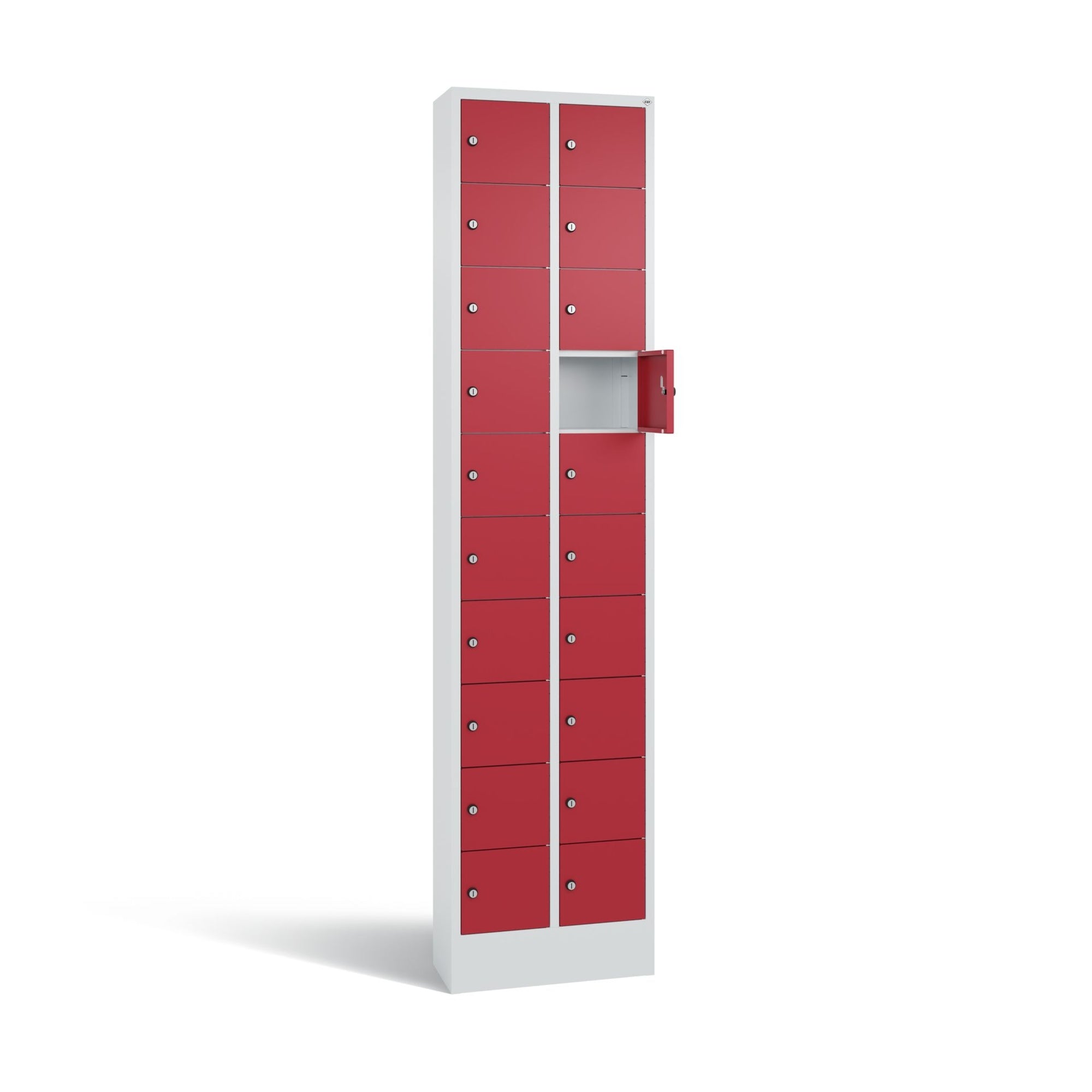 C+P Fachschrank 20Fächer lgr/rrt