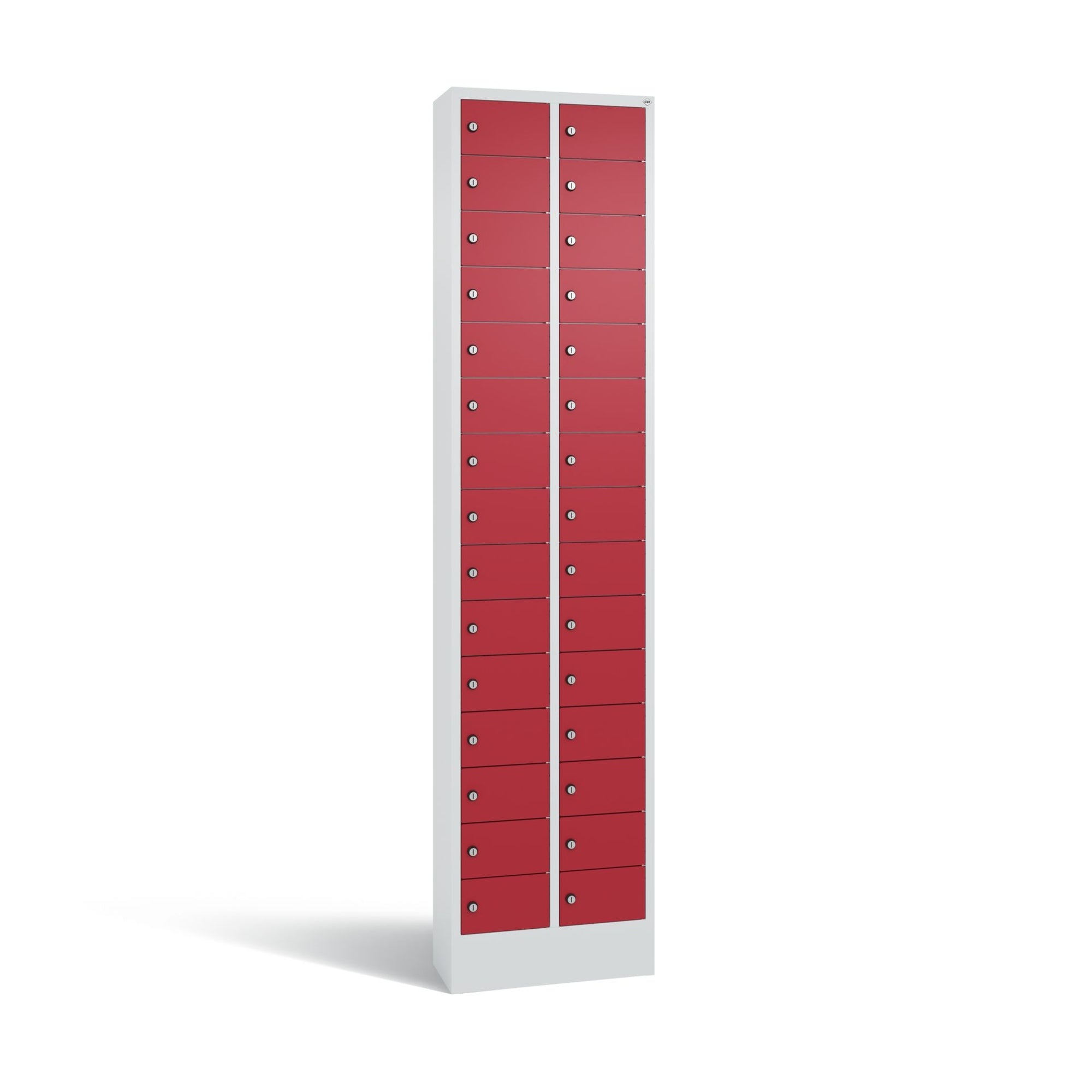 C+P Fachschrank 30Fächer lgr/rrt