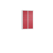 C+P Spind 8Fächer 77x46x20cm lgr/rrt