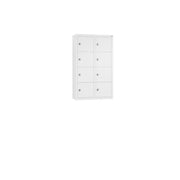 C+P Spind 8Fächer 77x46x20cm ws/ws