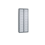 C+P Spind 18Fächer 113x46x20cm an/alu