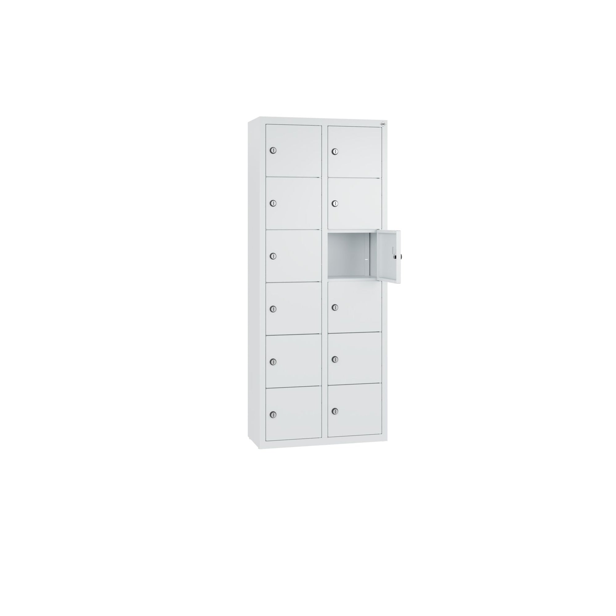 C+P Spind 12Fächer 113x46x20cm lgr/lgr