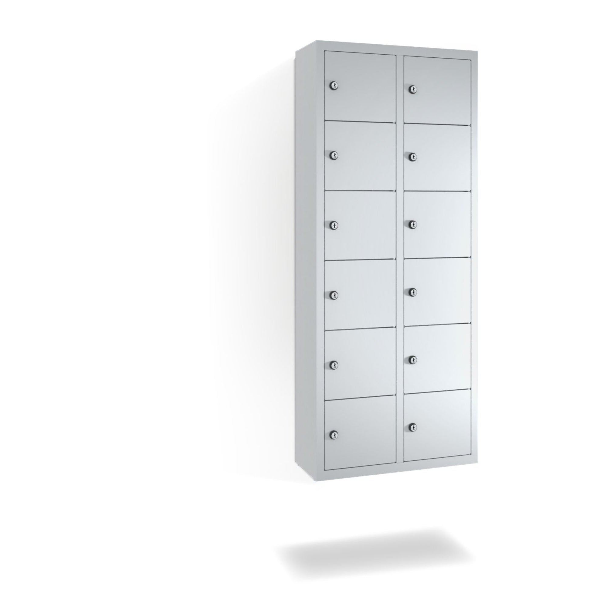 C+P Spind 12Fächer 113x46x20cm lgr/lgr