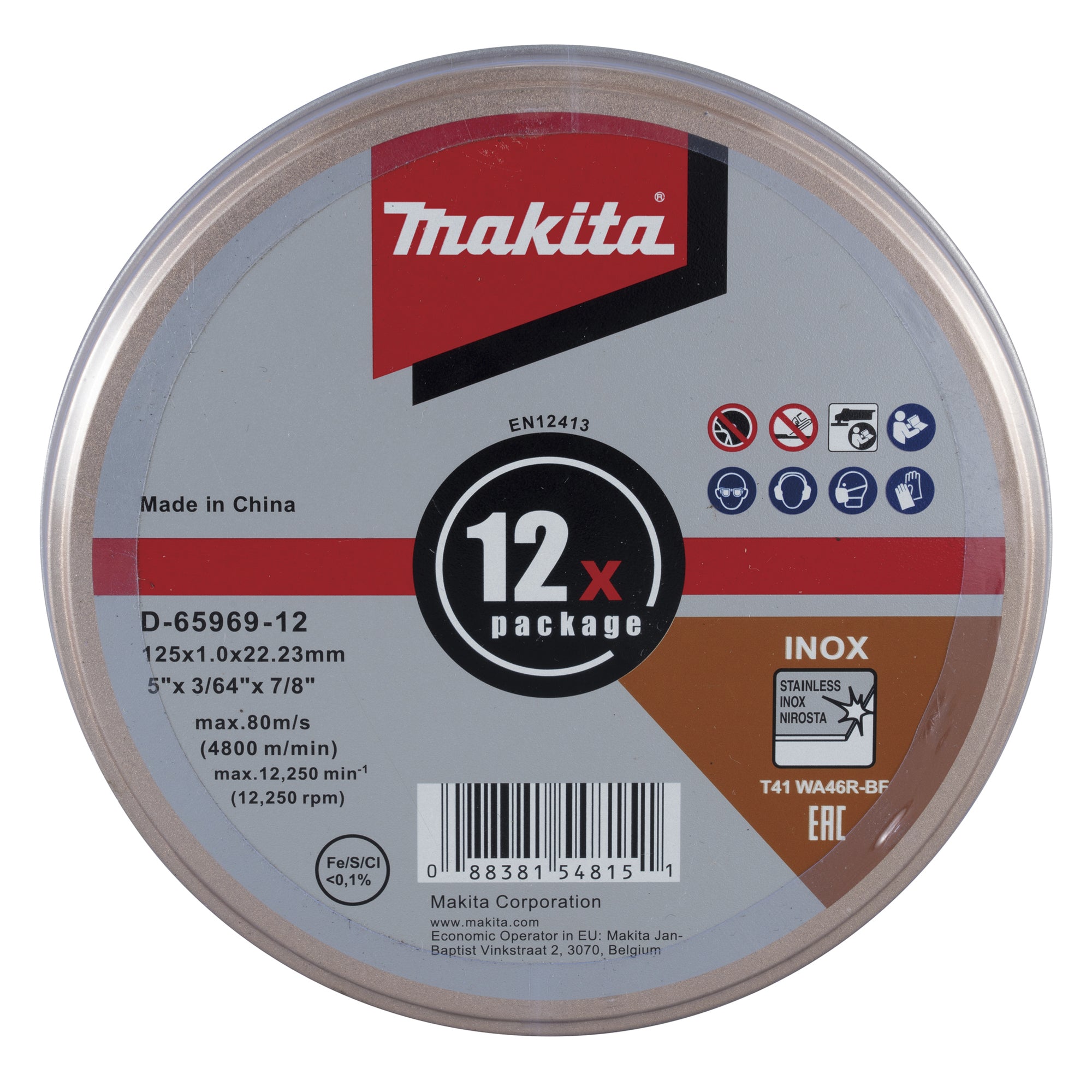Makita Zubehör Schleifgeräte INOX