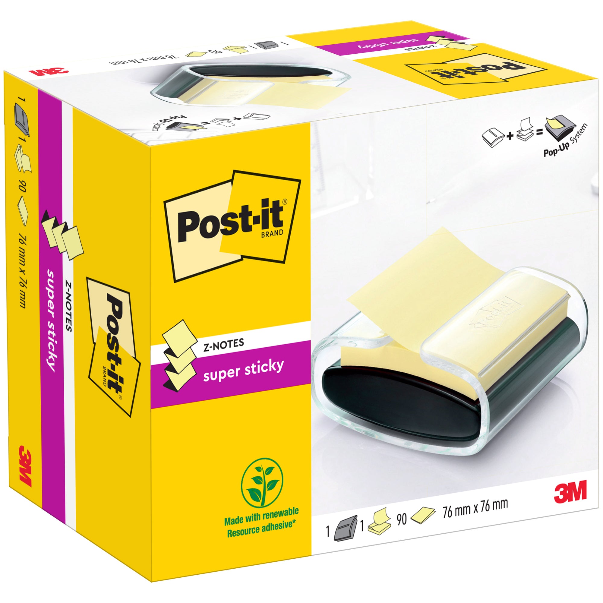 Post-it® Haftnotizspender Super Sticky Z-Notes
