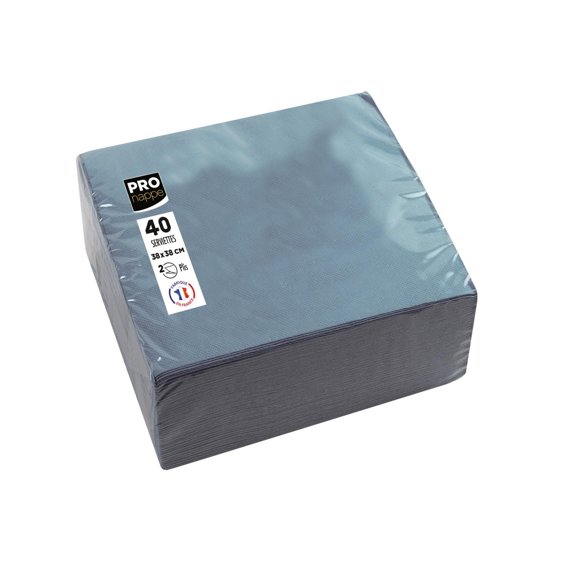 PROnappe Serviette 38x38cm gr 40St