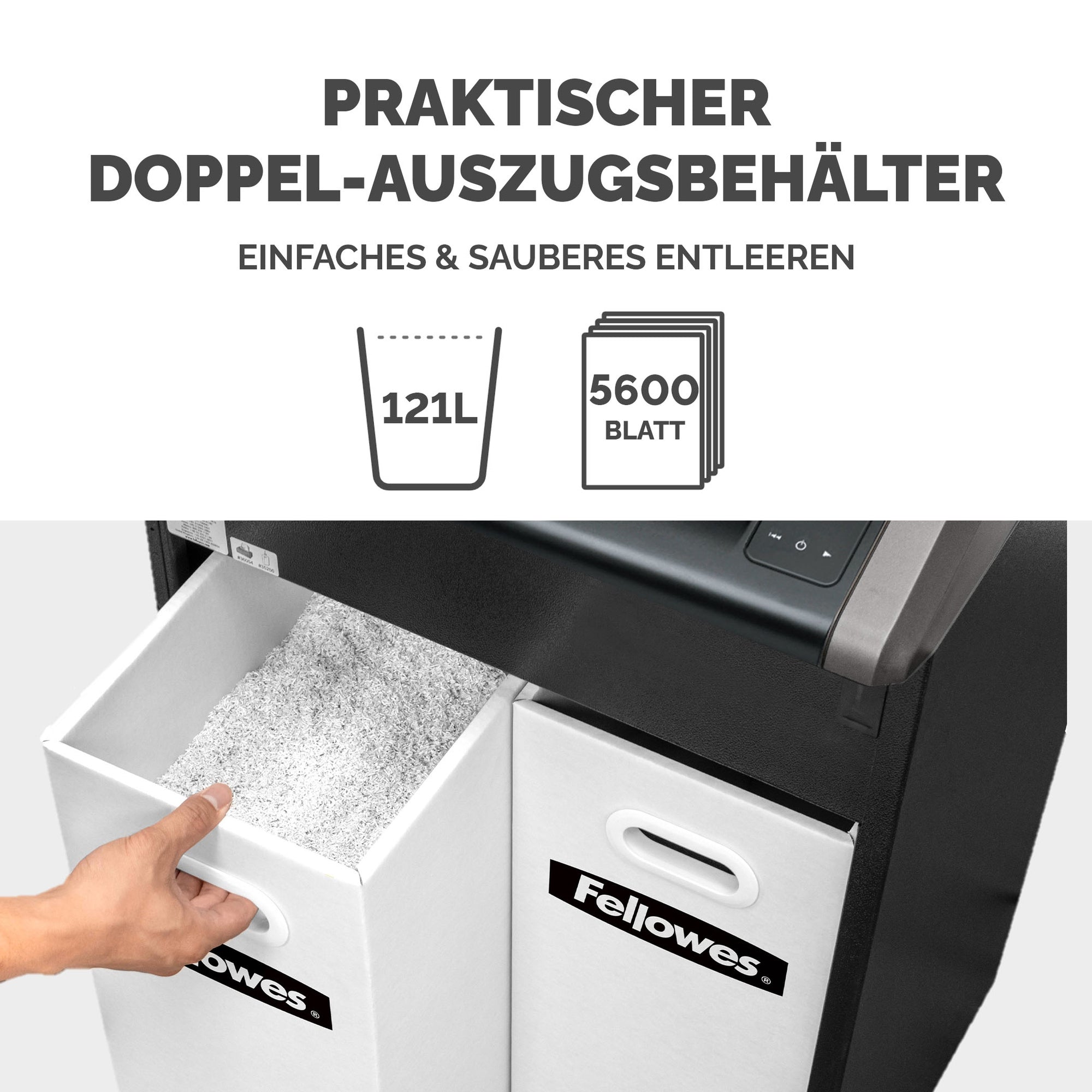 Fellowes® Aktenvernichter Powershred® 425HS
