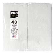 PROnappe Serviette 38x38cm ws 40St