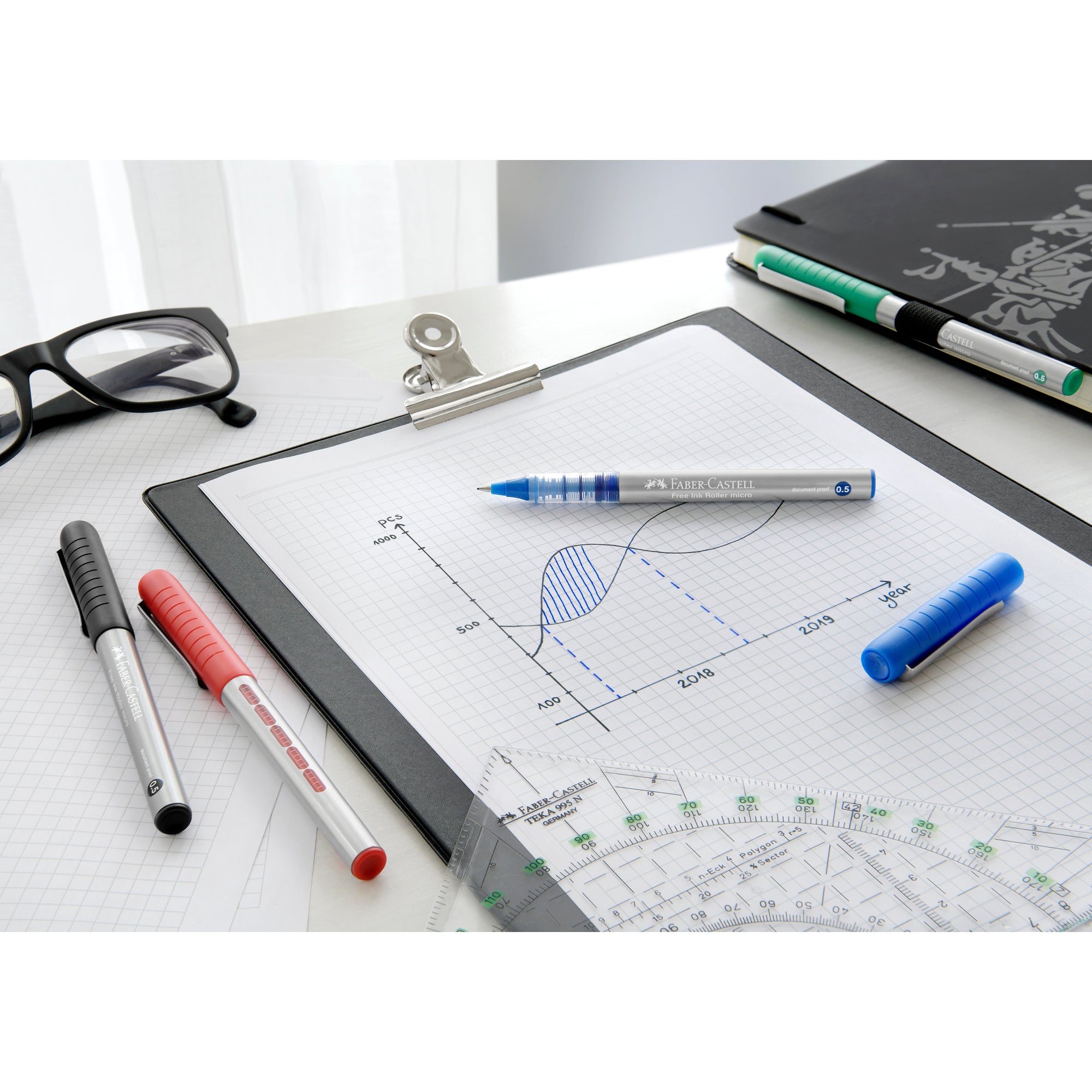 Faber-Castell Tintenroller Free Ink fine