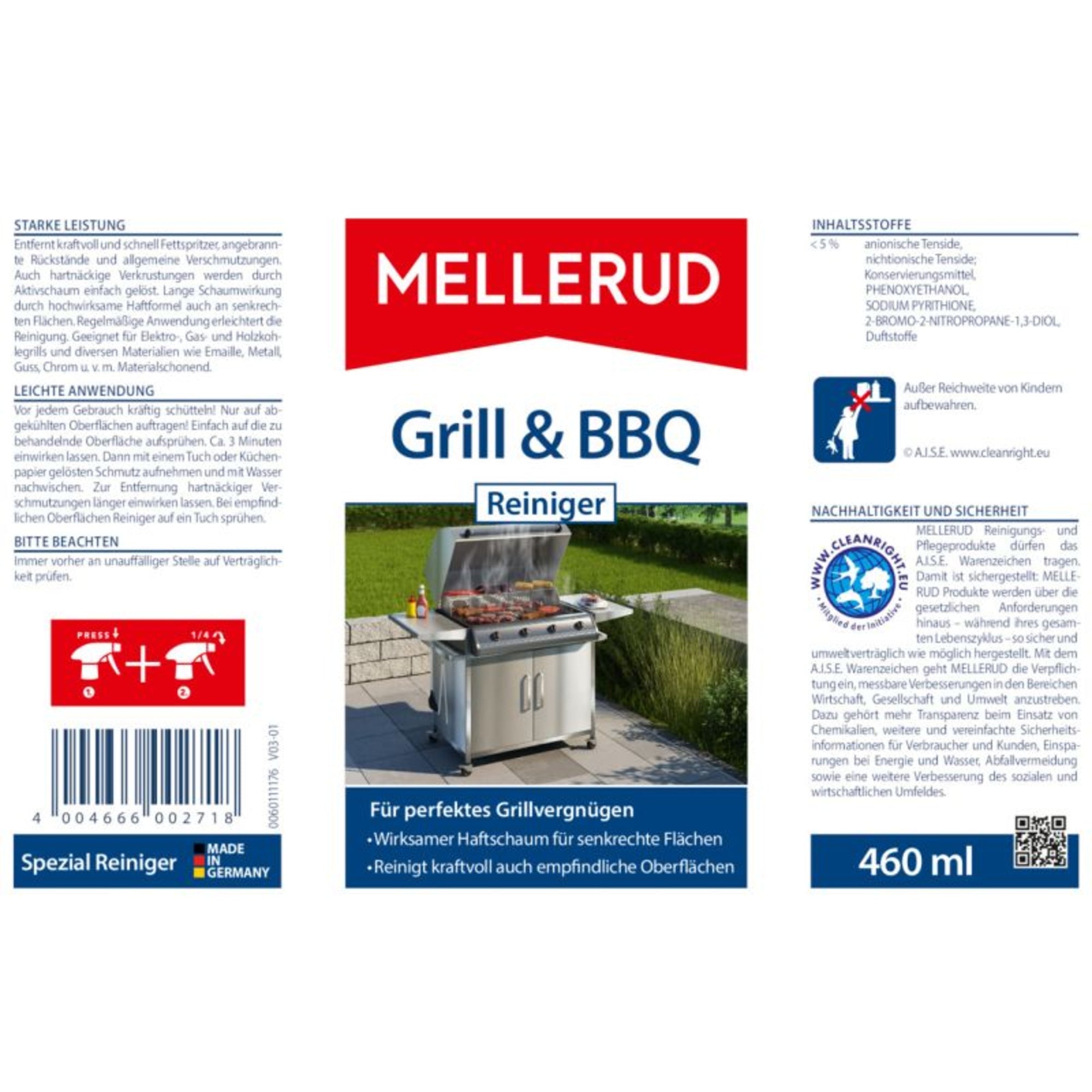 Mellerud Backofenreiniger Grill & BBQ