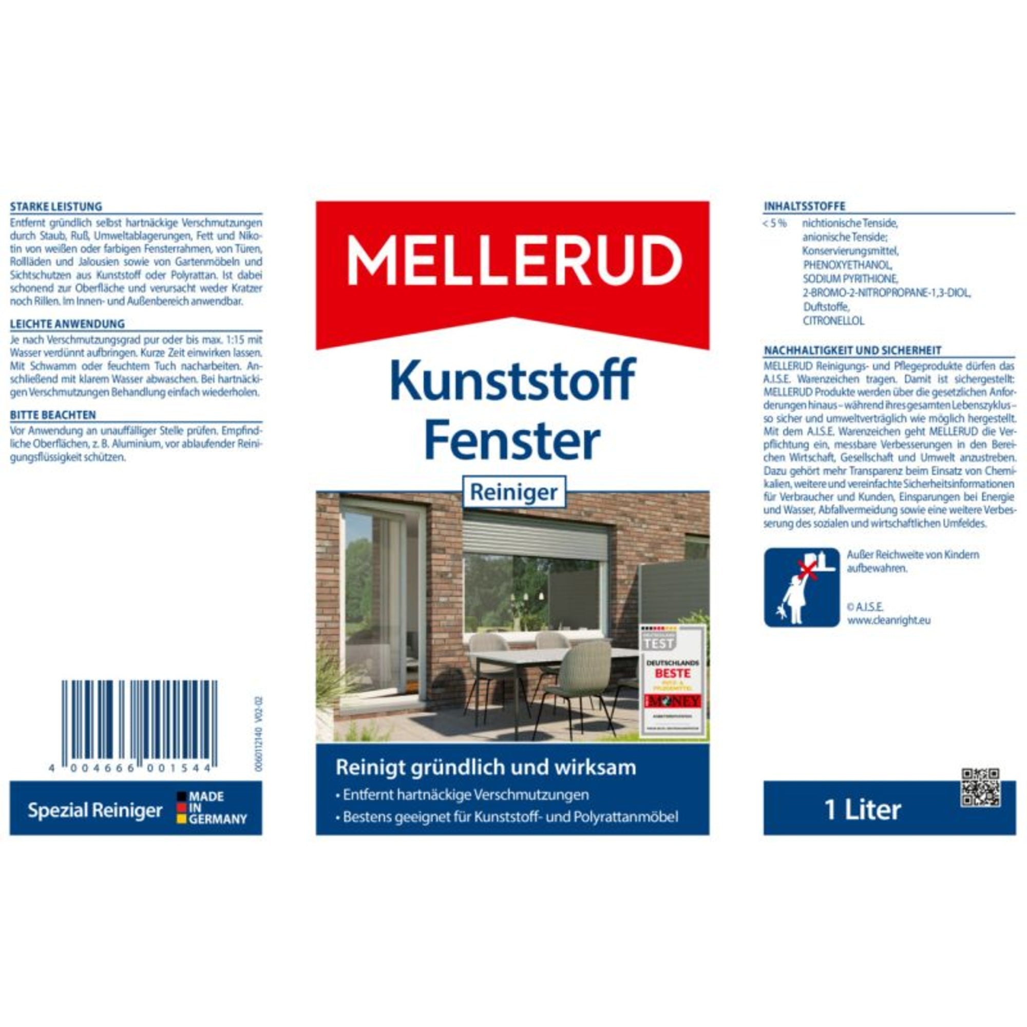 Mellerud Kunststoffreiniger Fenster