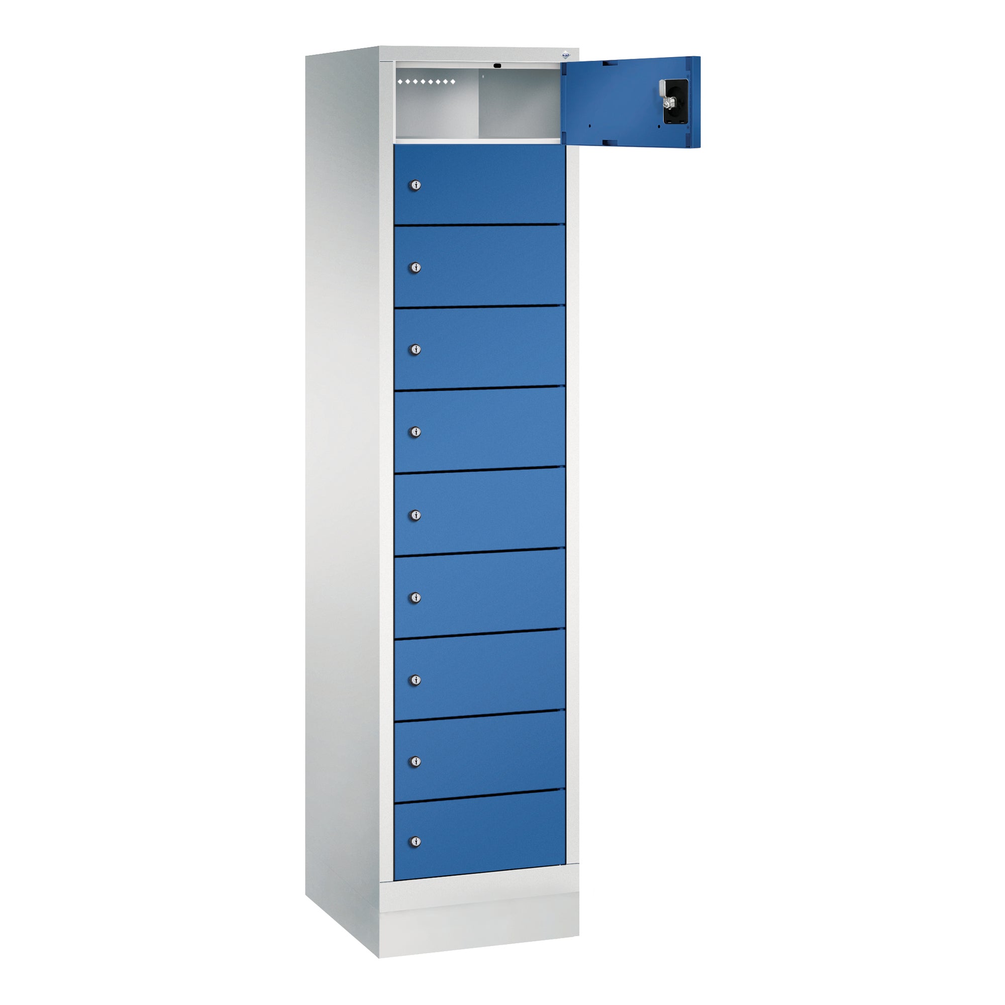 C+P Spind Evolo48 185x42x50cm lgr/ebl