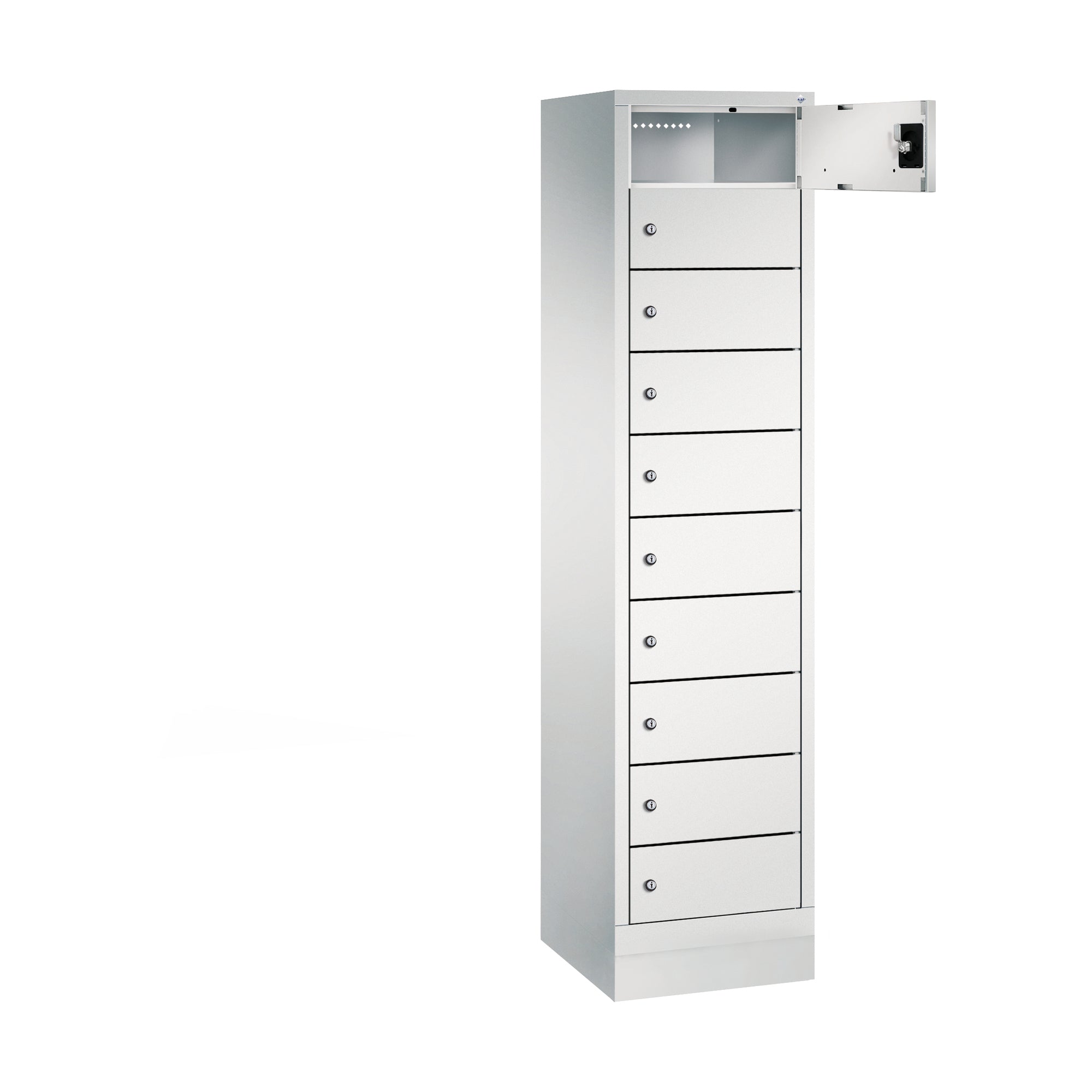 C+P Spind Evolo48 185x42x50cm lgr/lgr