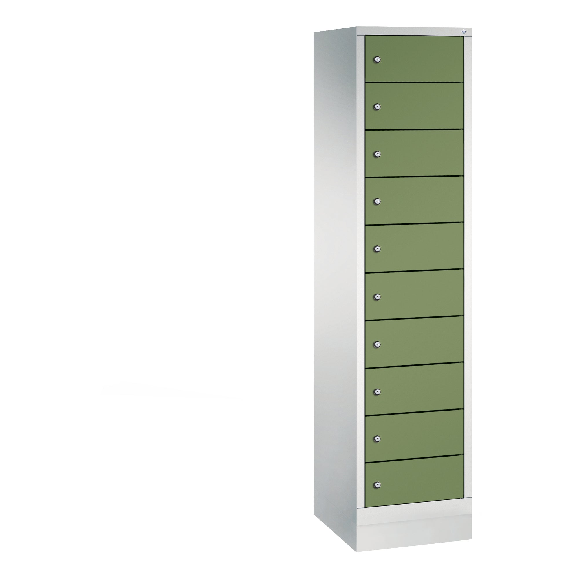 C+P Spind Evolo48 Steckplatz 185x42x50cm lgr/resedagn