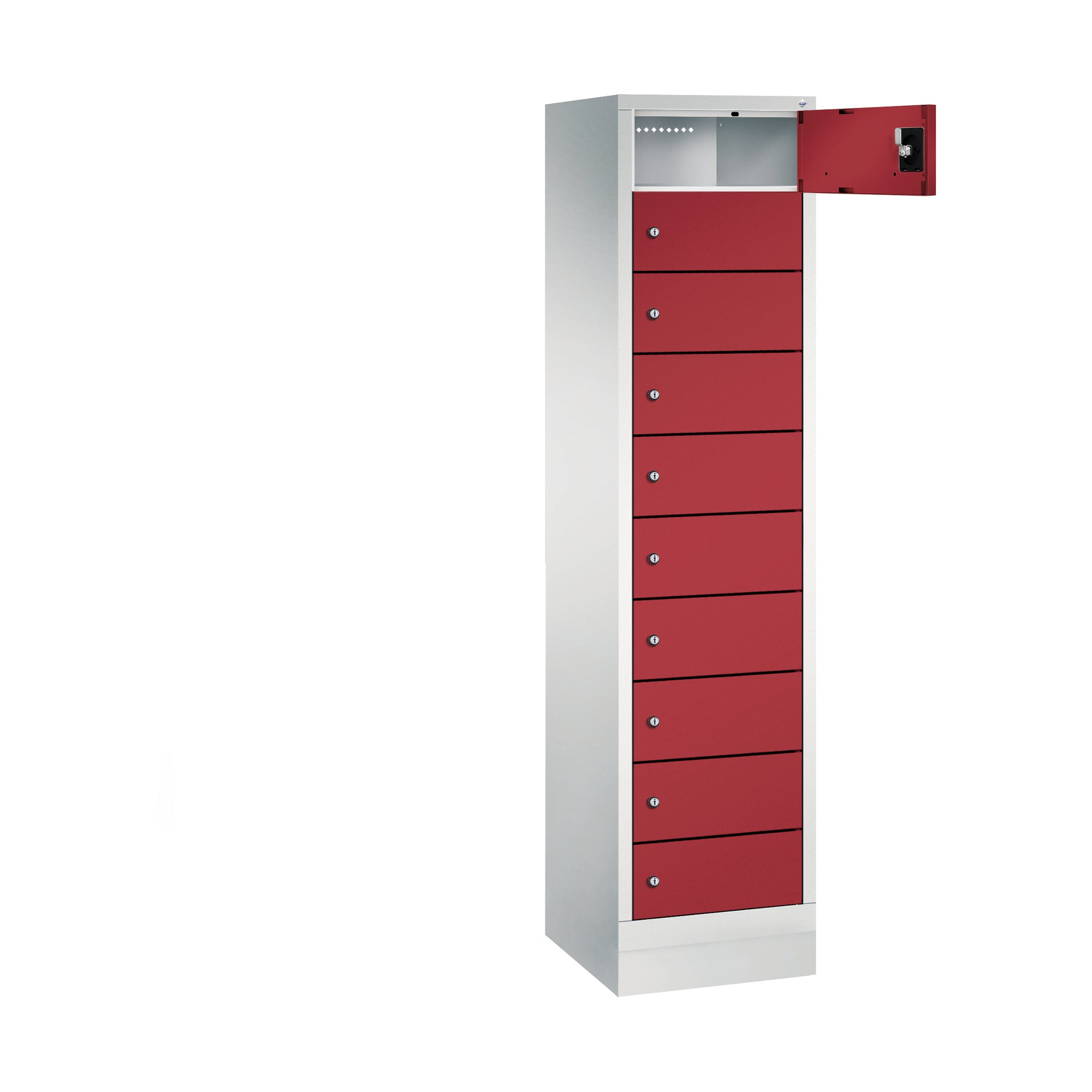 C+P Spind Evolo48 185x42x50cm lgr/rrt