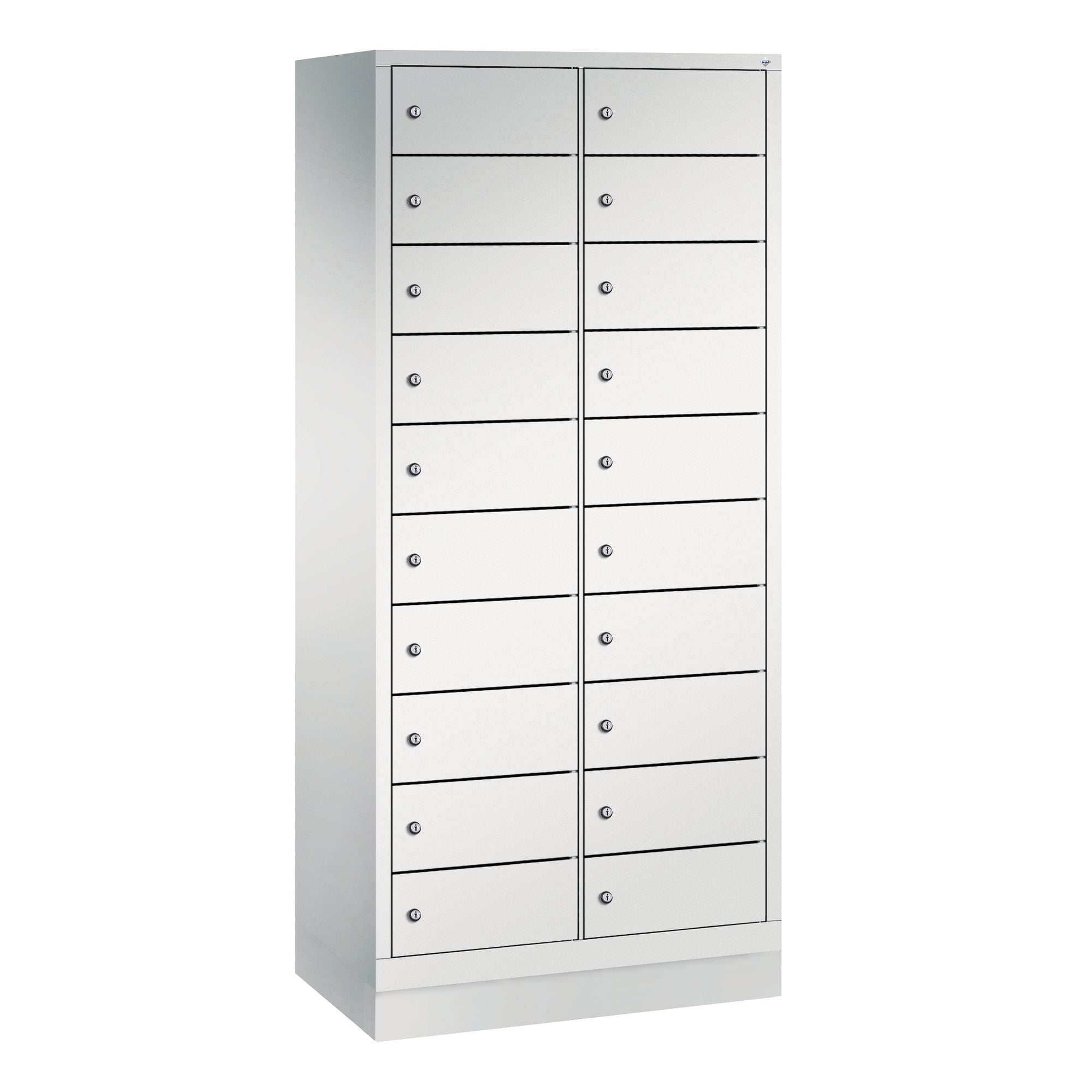 C+P Spind Evolo48 Steckplatz 180x81x50cm lgr/lgr