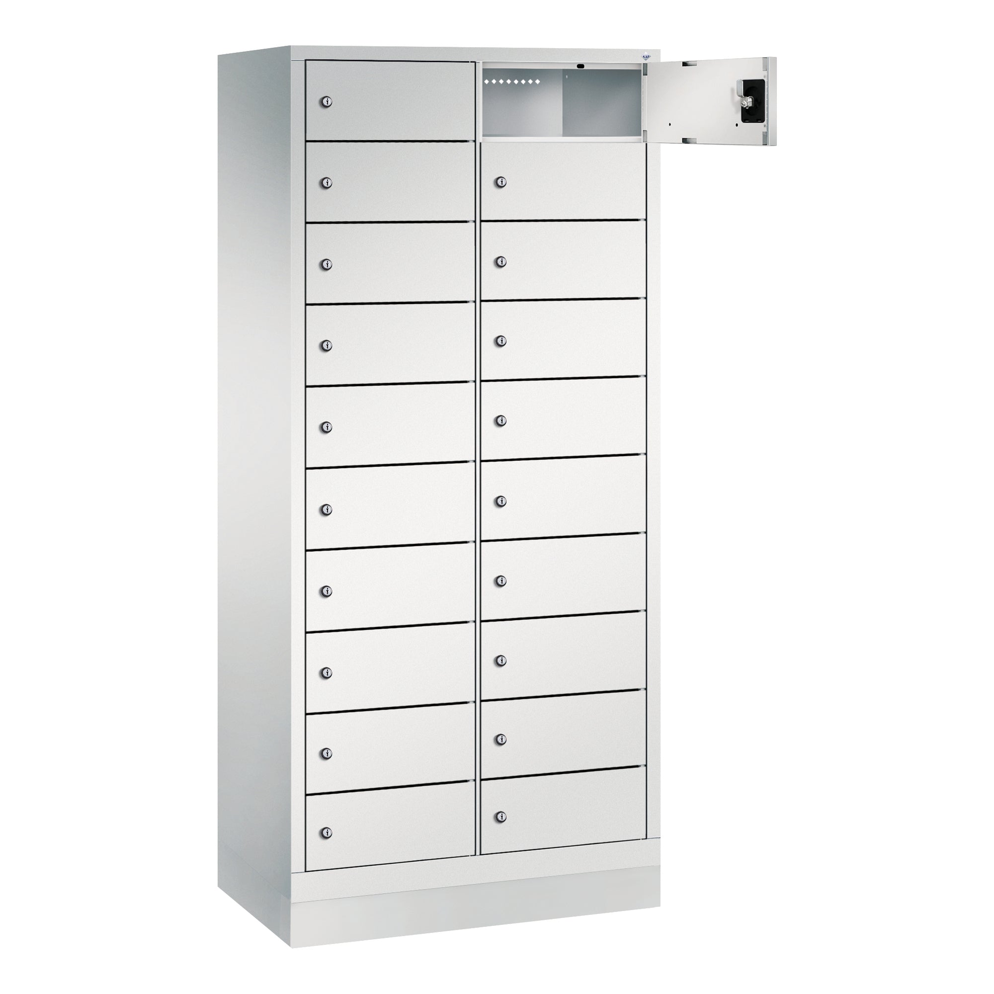 C+P Spind Evolo48 180x81x50cm lgr/lgr