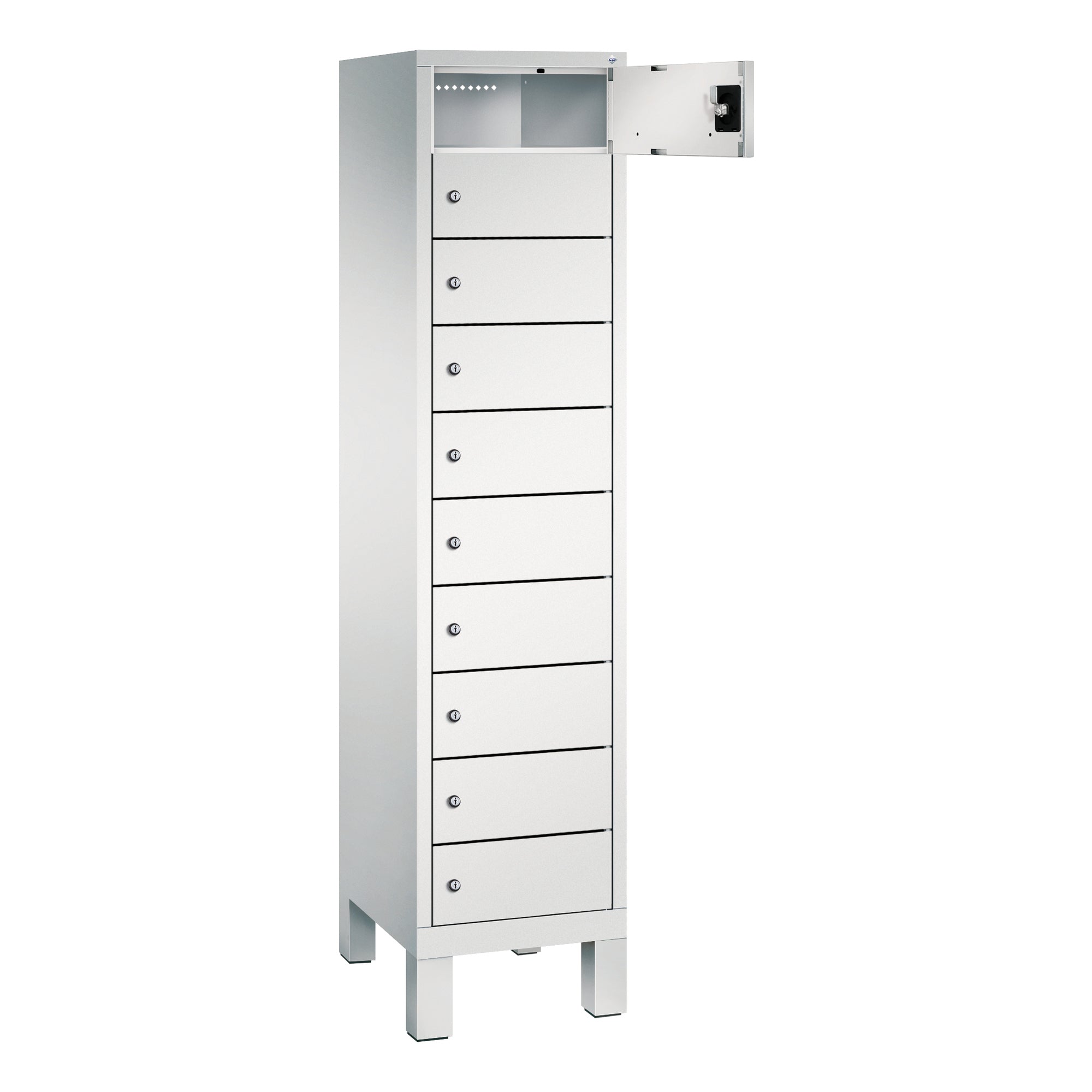 C+P Spind Evolo48 Steckplatz 185x42x50cm lgr/lgr
