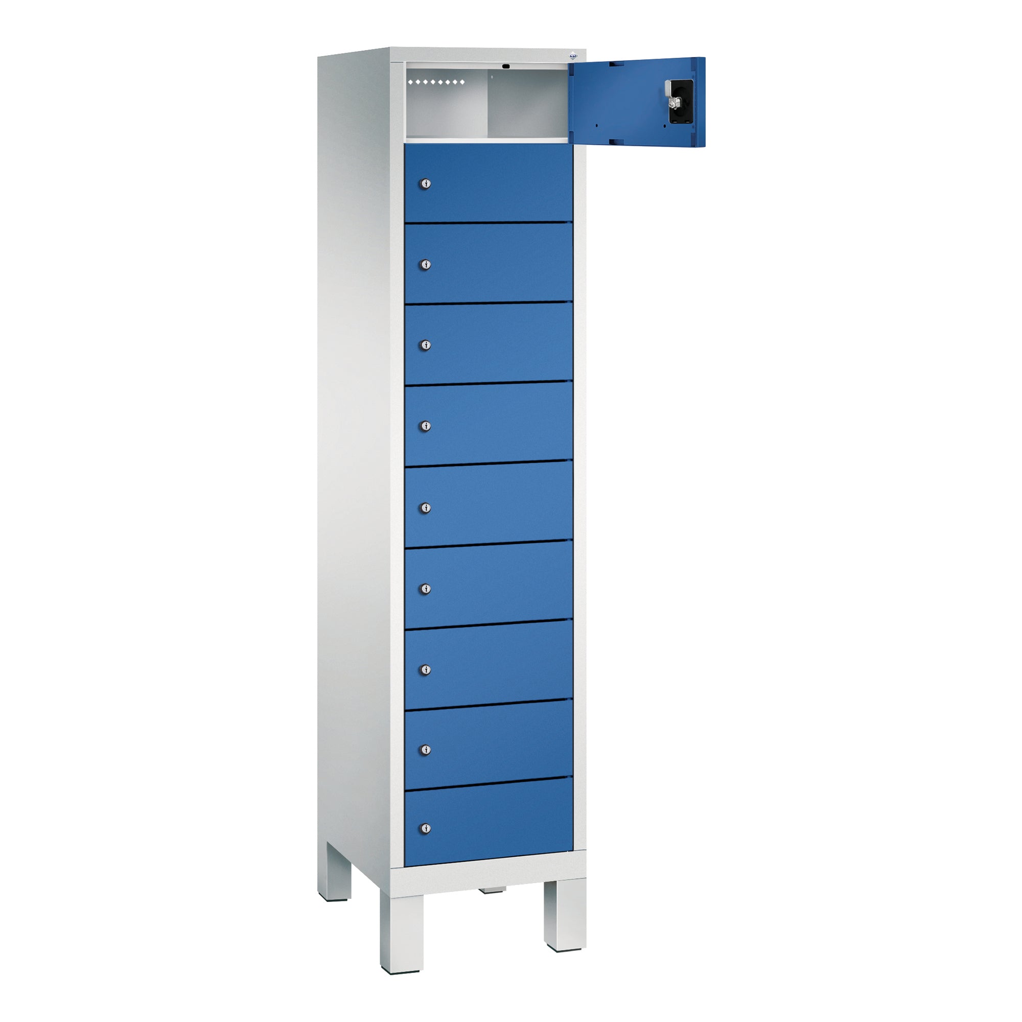 C+P Spind Evolo48 Steckplatz 185x42x50cm lgr/ebl