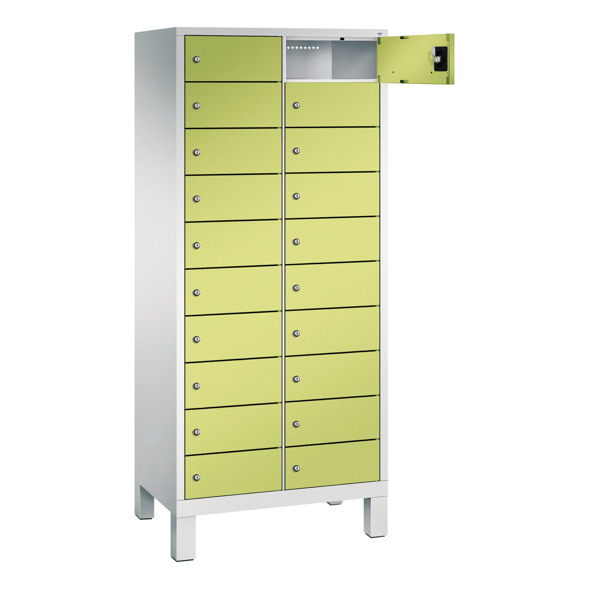 C+P Spind Evolo48 Steckplatz 170x81x50cm lgr/clowngn