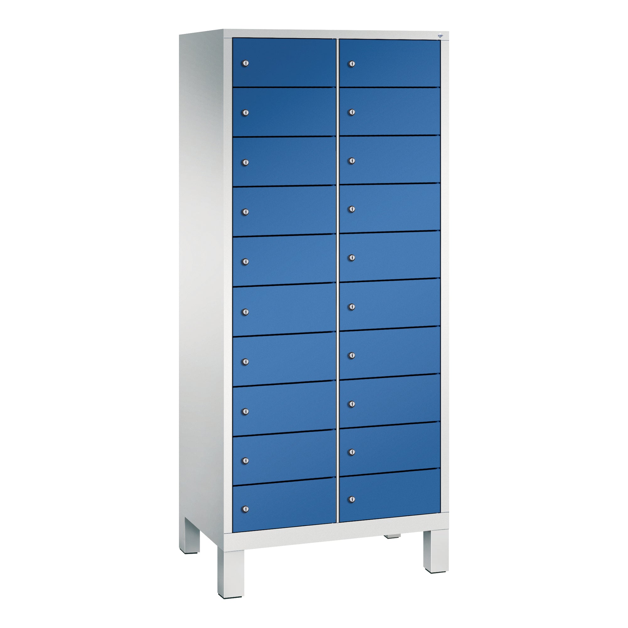 C+P Spind Evolo48 Steckplatz 170x81x50cm lgr/ebl