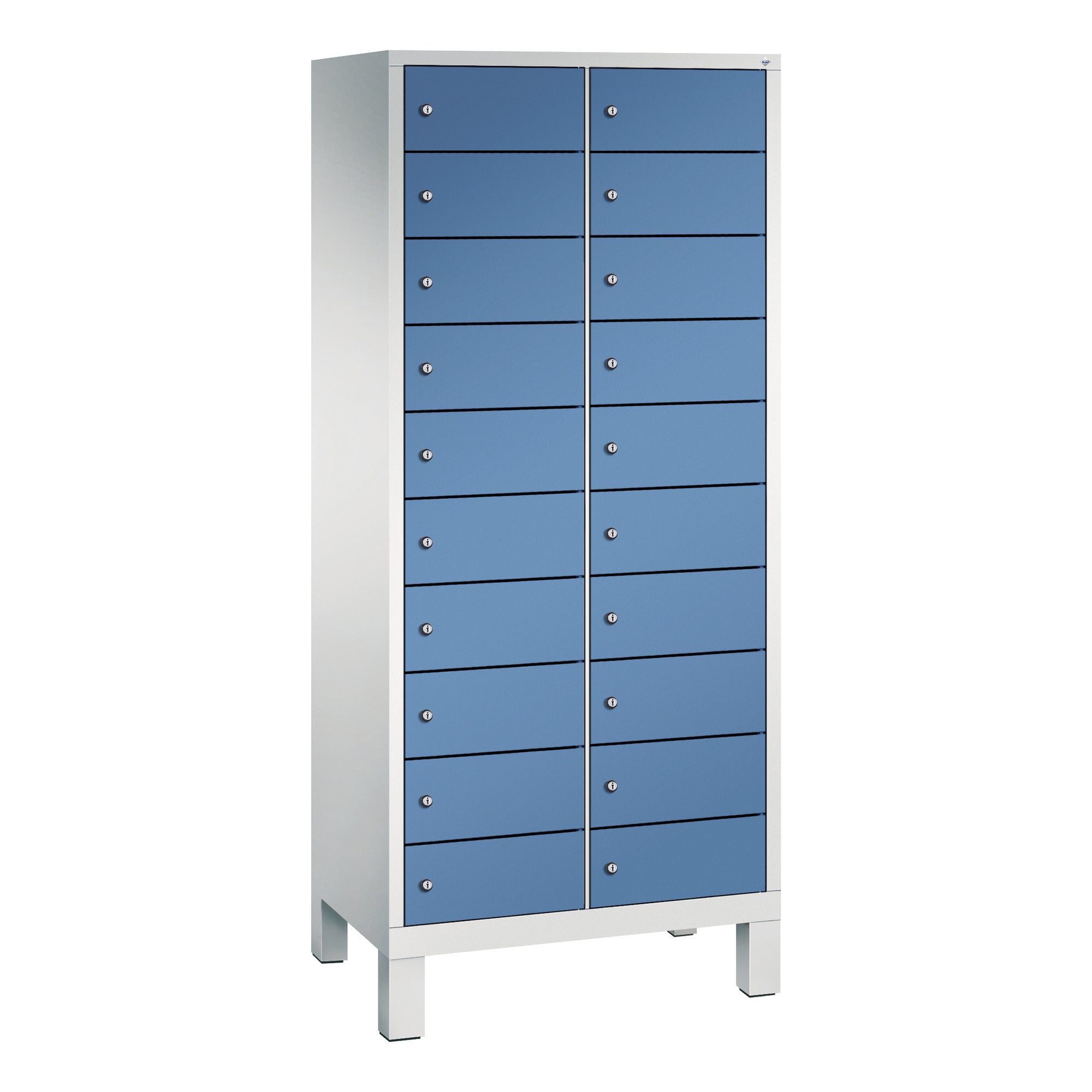 C+P Spind Evolo48 Steckplatz 170x81x50cm lgr/fbl