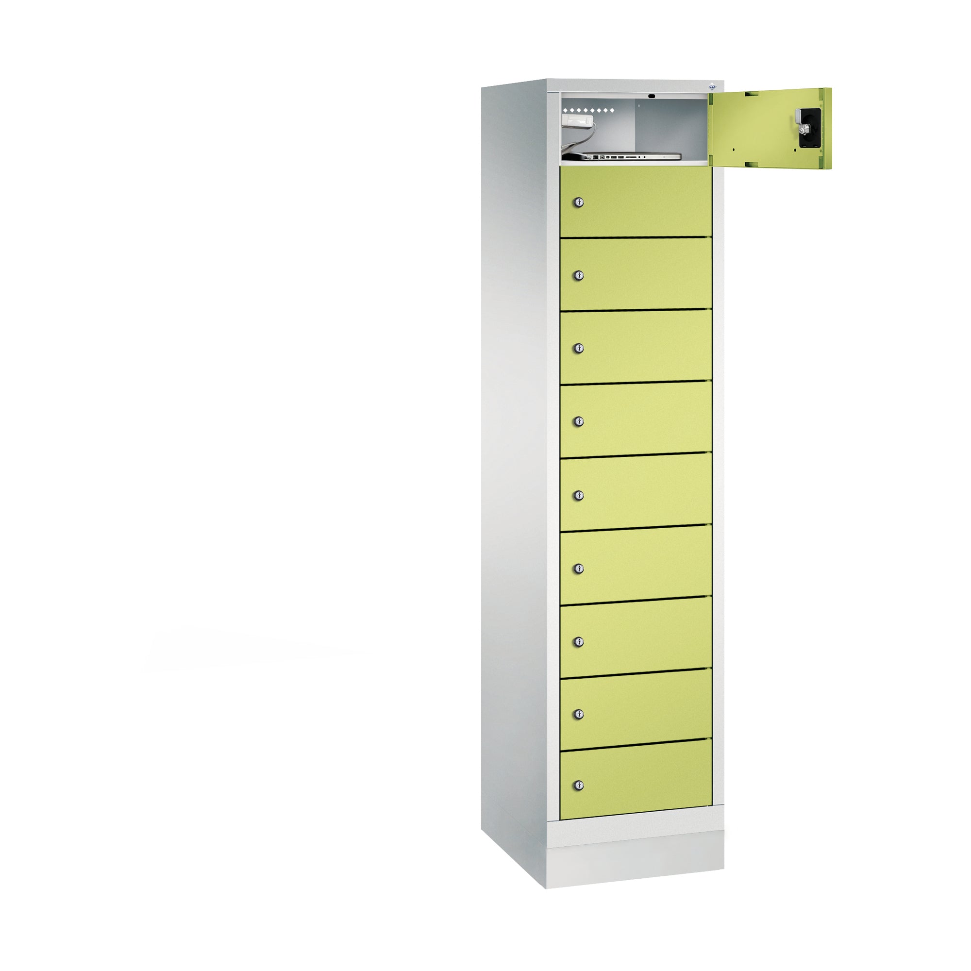 C+P Spind Evolo48 Steckplatz 185x42x50cm lgr/clowngn
