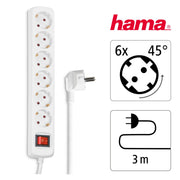 Hama Steckdosenleiste, weiß