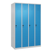 C+P Spind Classic PLUS 4Abt. 1850x1200x500mm l.gr/l.bl