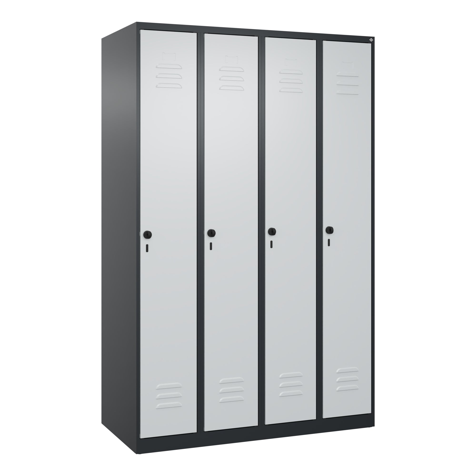 C+P Spind Classic PLUS 4Abteile 1850x1200x500mm s.gr