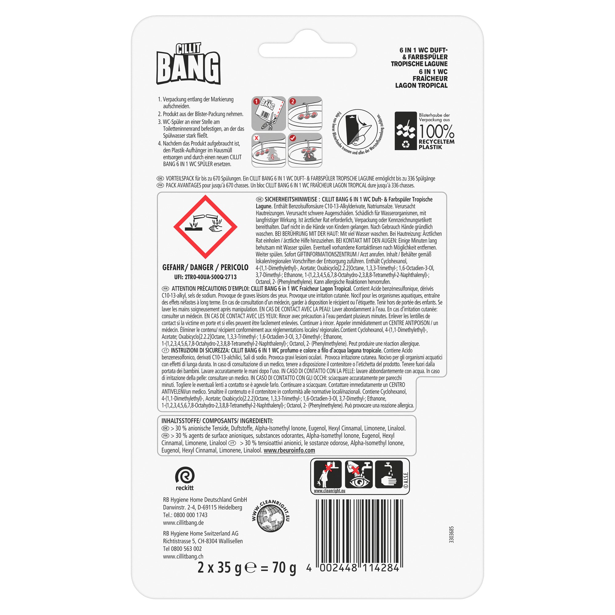 Cillit WC-Duftspüler 6in1