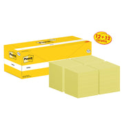 Post-it® Notes Promo 76x76mm 100Bl ge 12+12St