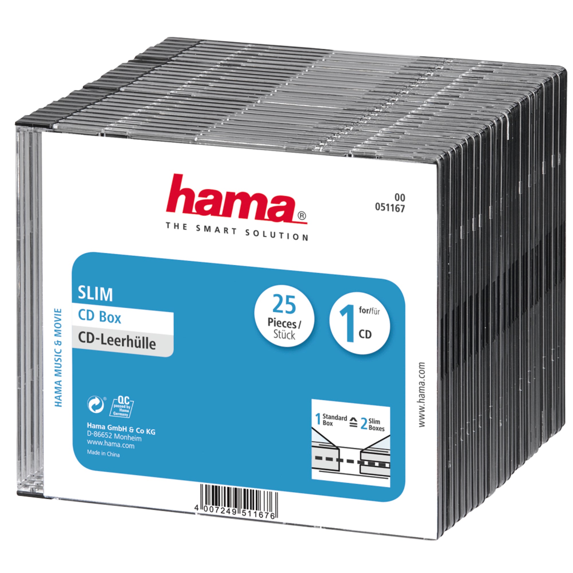 Hama CD/DVD Hülle Slim