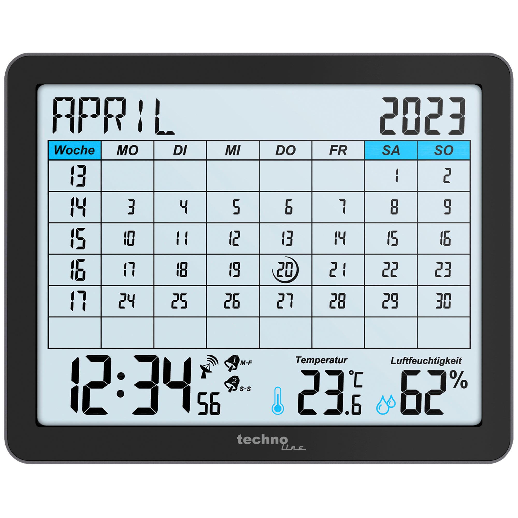 technoline Digitalkalender WT 2600