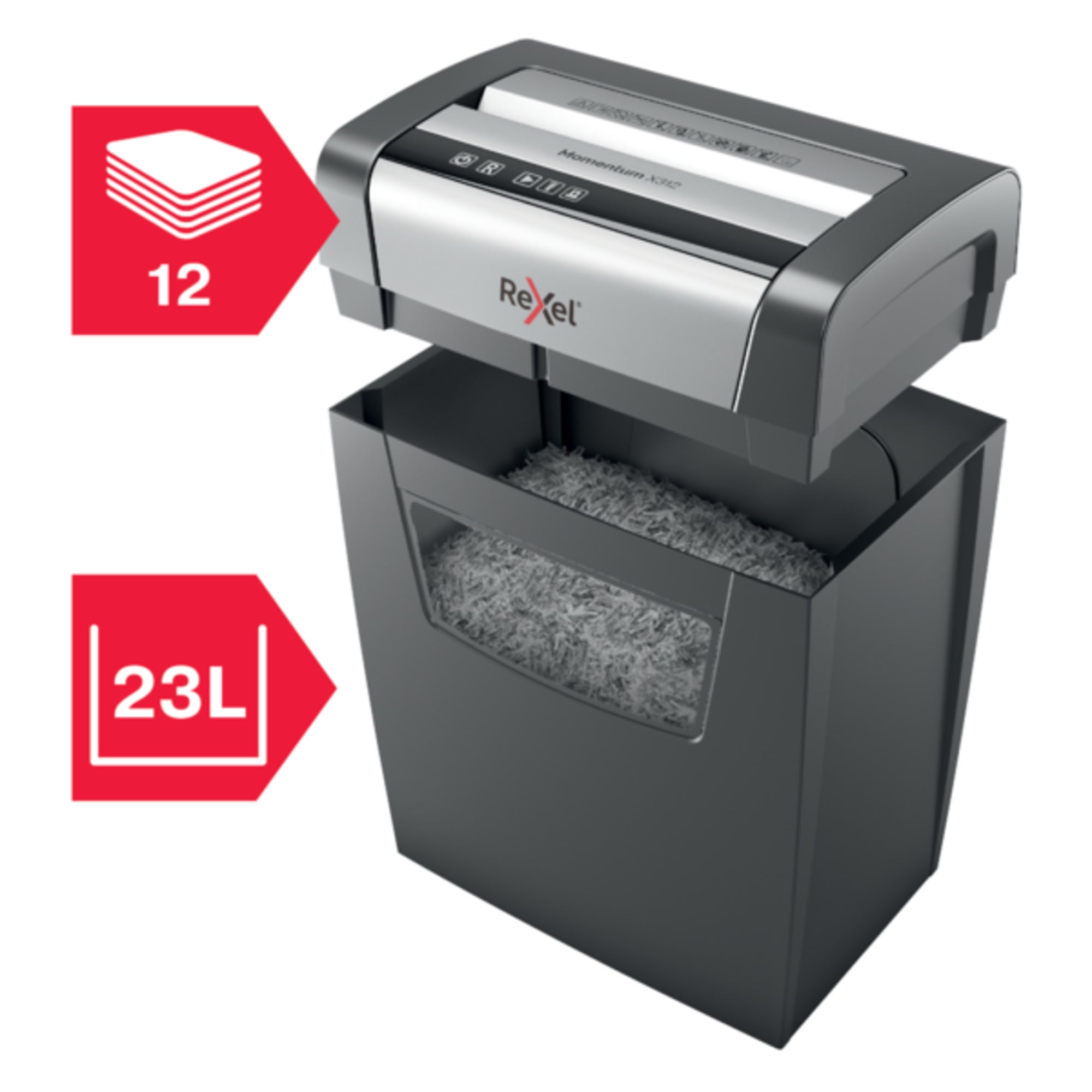 Rexel Aktenvernichter Momentum X312