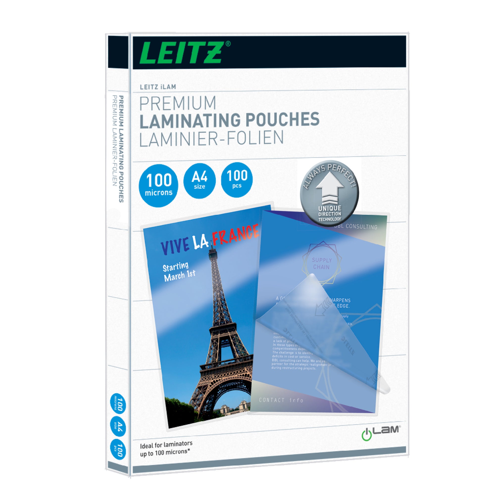 Leitz Laminierfolie iLAM, DIN A4