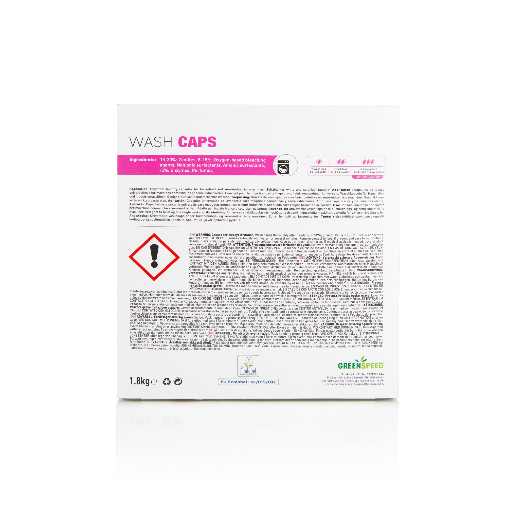 GREENSPEED Waschmittel Wash Caps