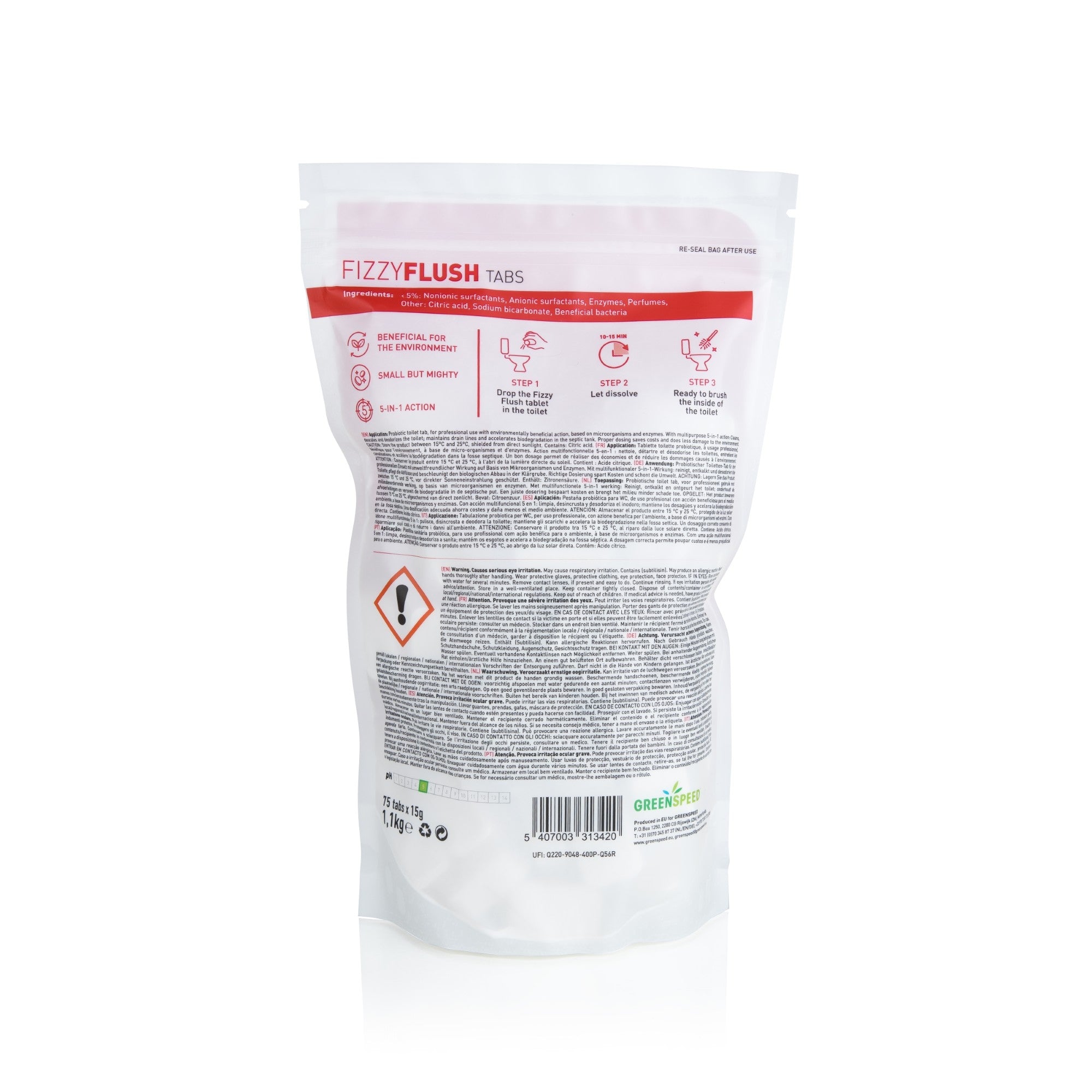 GREENSPEED WC-Reiniger Fizzy Flush