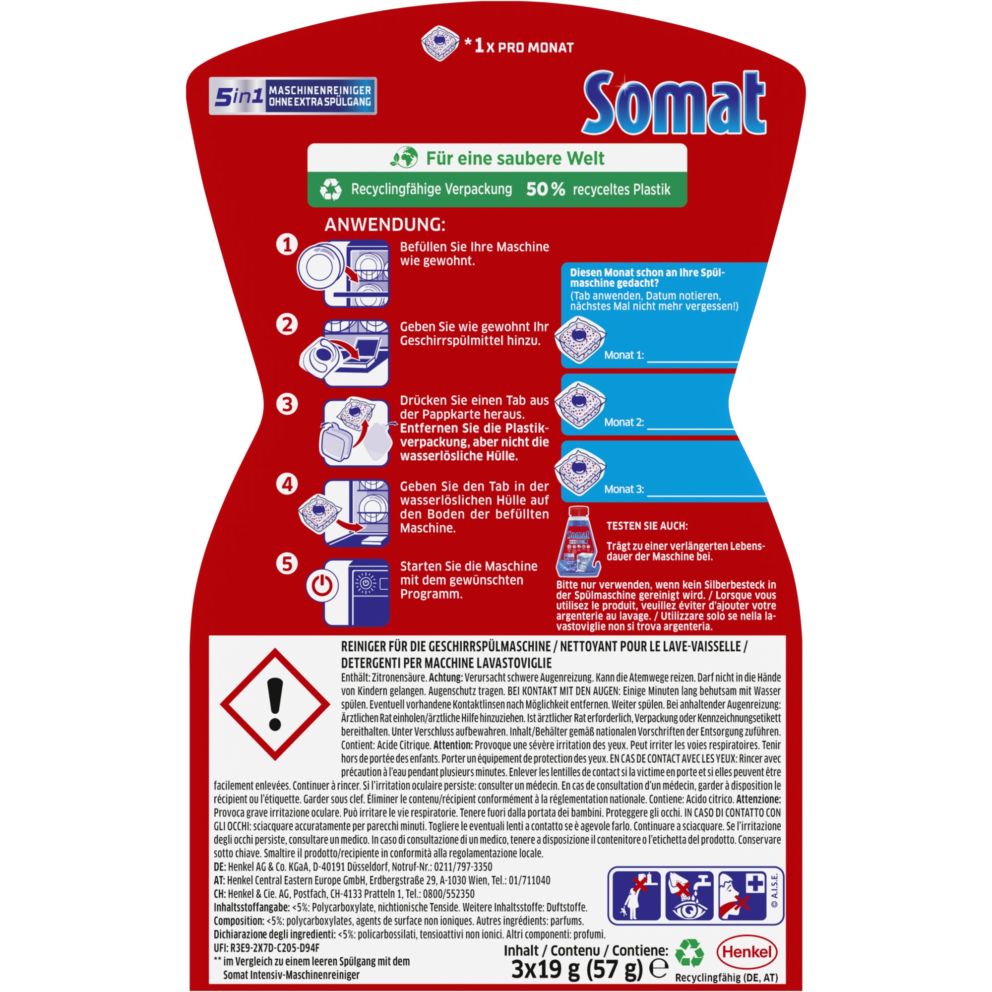 Somat Spülmaschinenreiniger 5in1