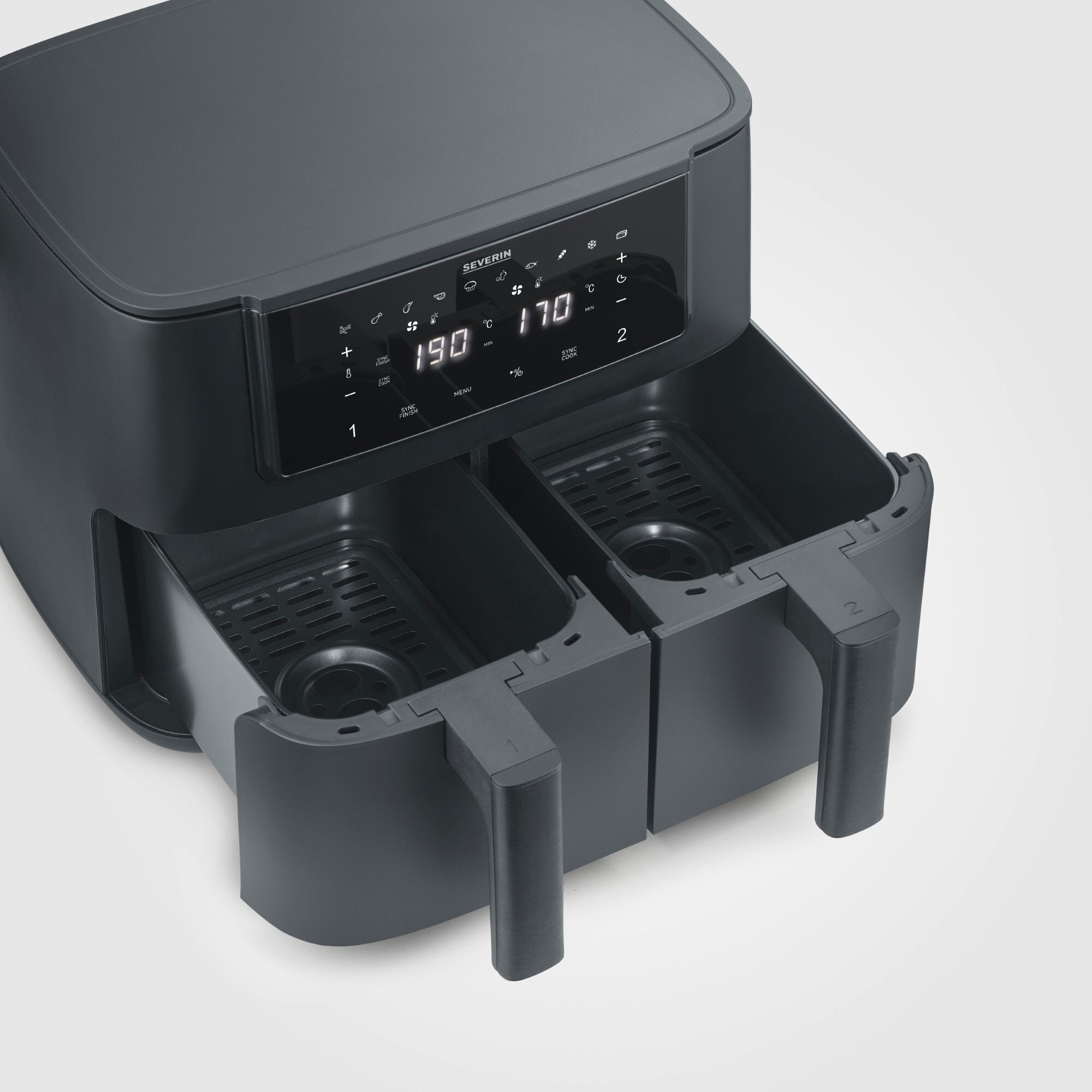 SEVERIN Heißluftfritteuse Black Line Dual