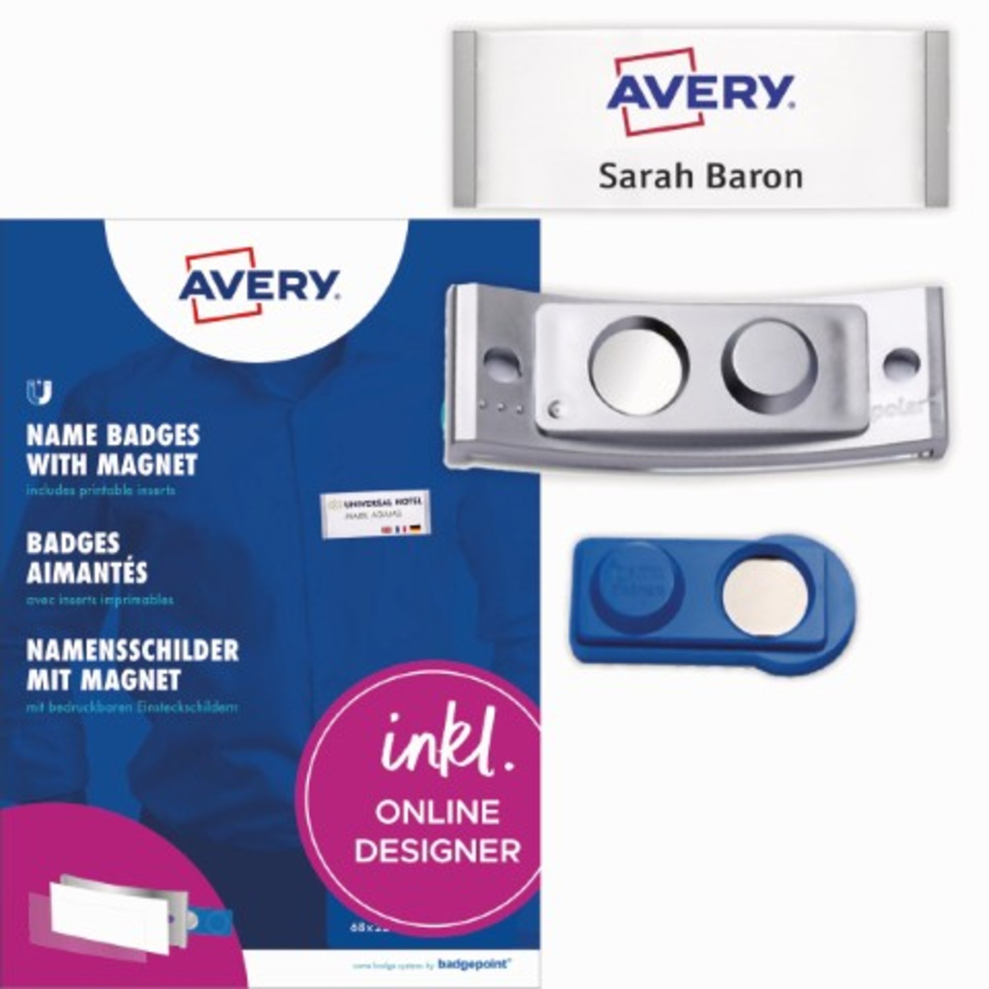 Avery Namensschild polar® classic