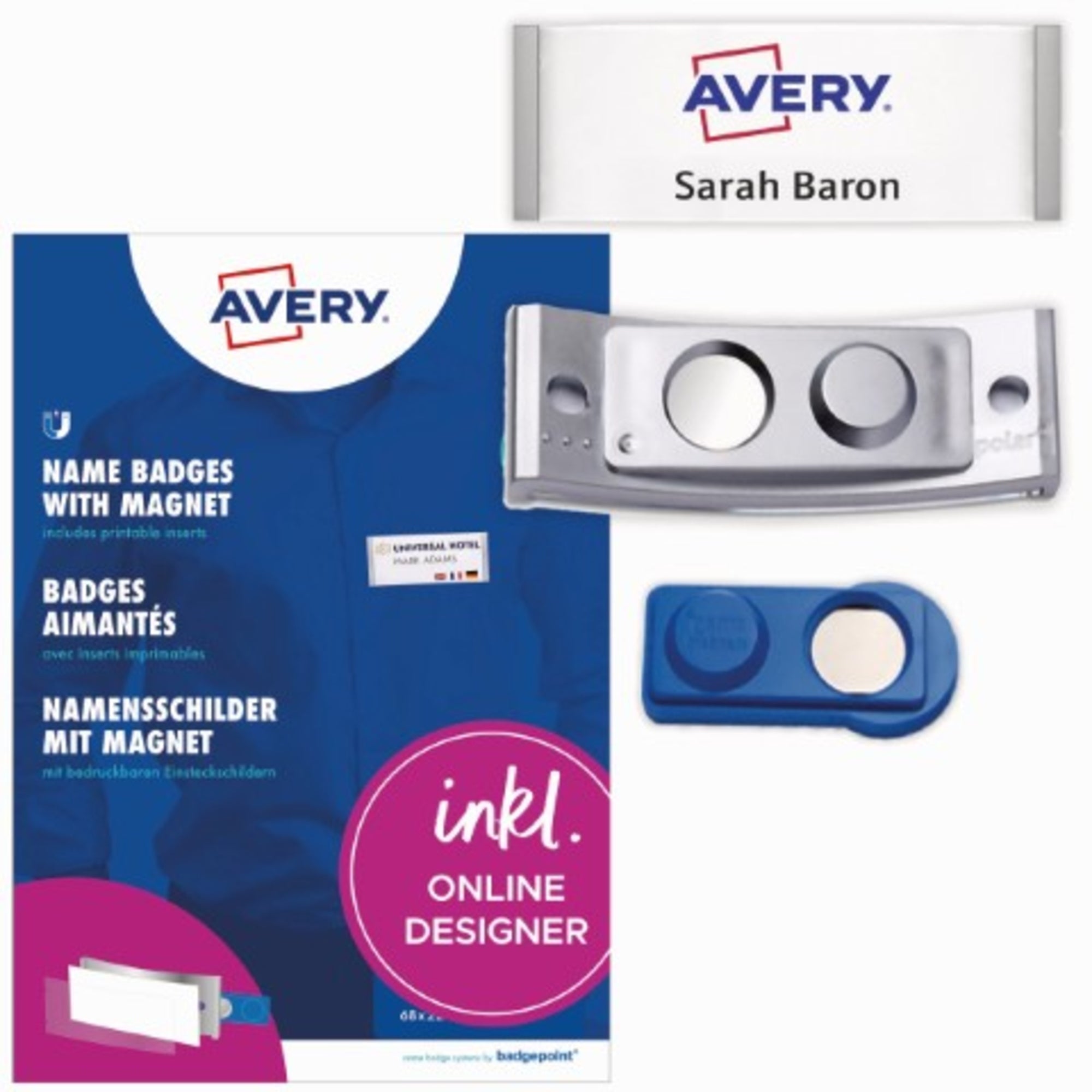 Avery Namensschild polar® classic