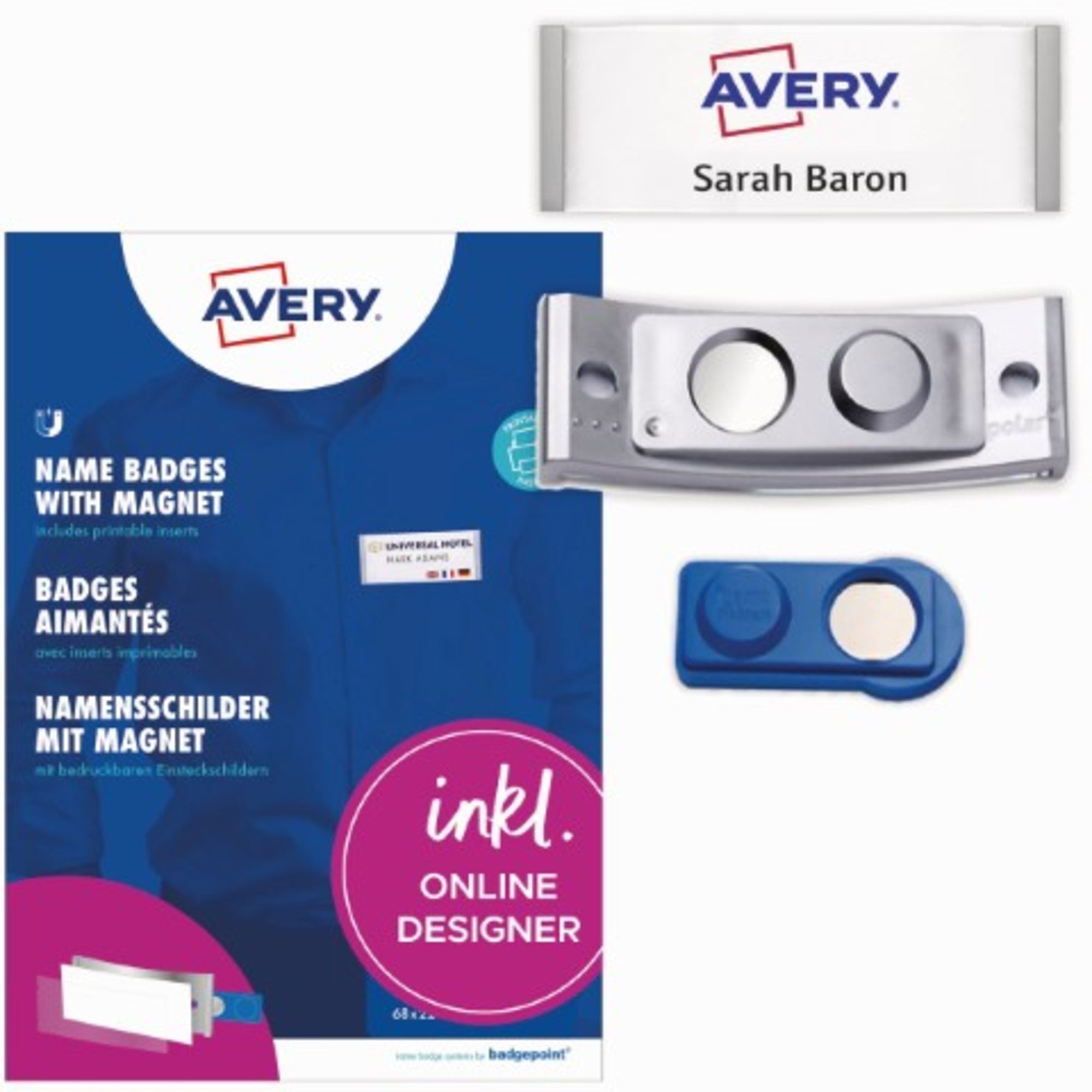 Avery Namensschild polar® classic