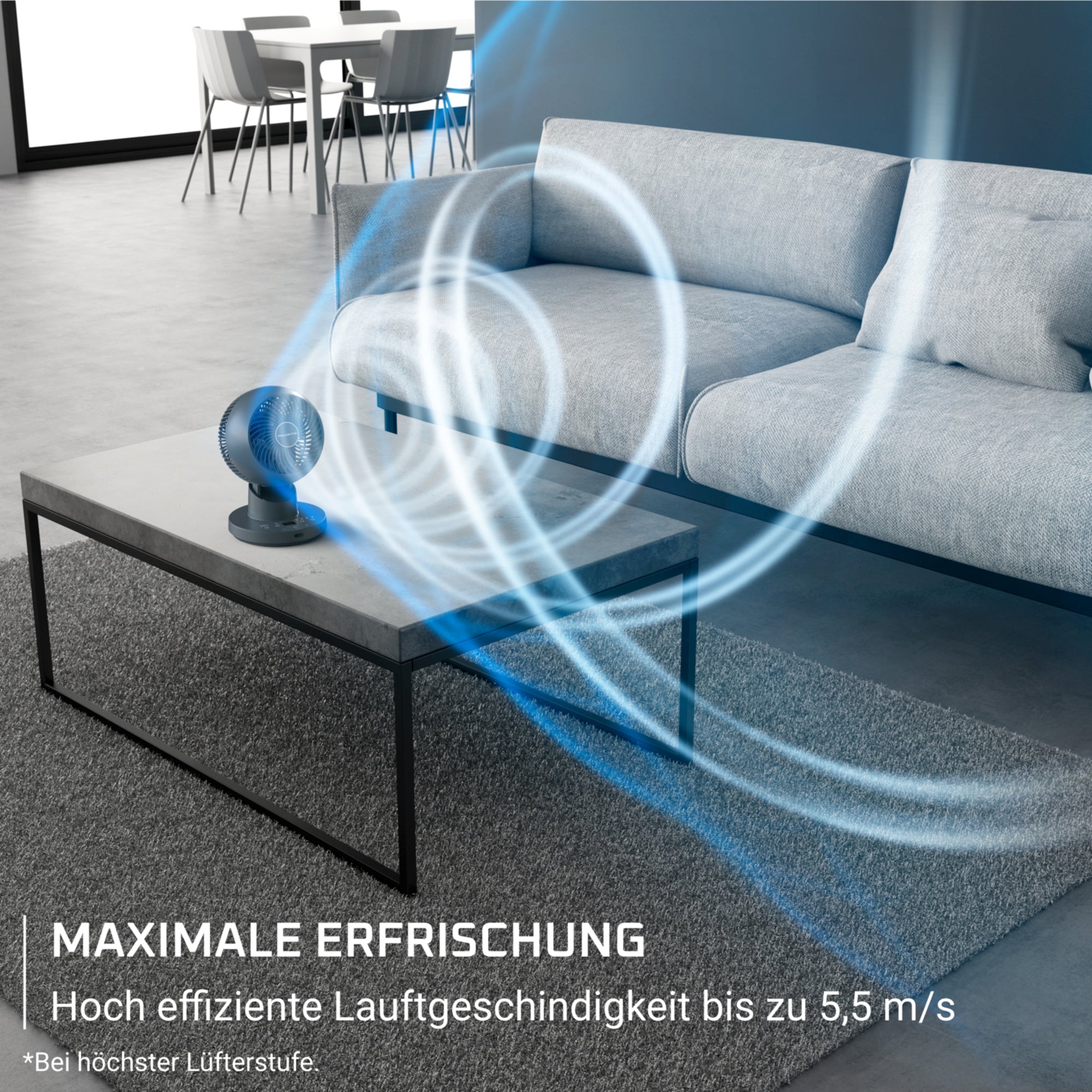 Rowenta Tischventilator Turbo Swift Compact